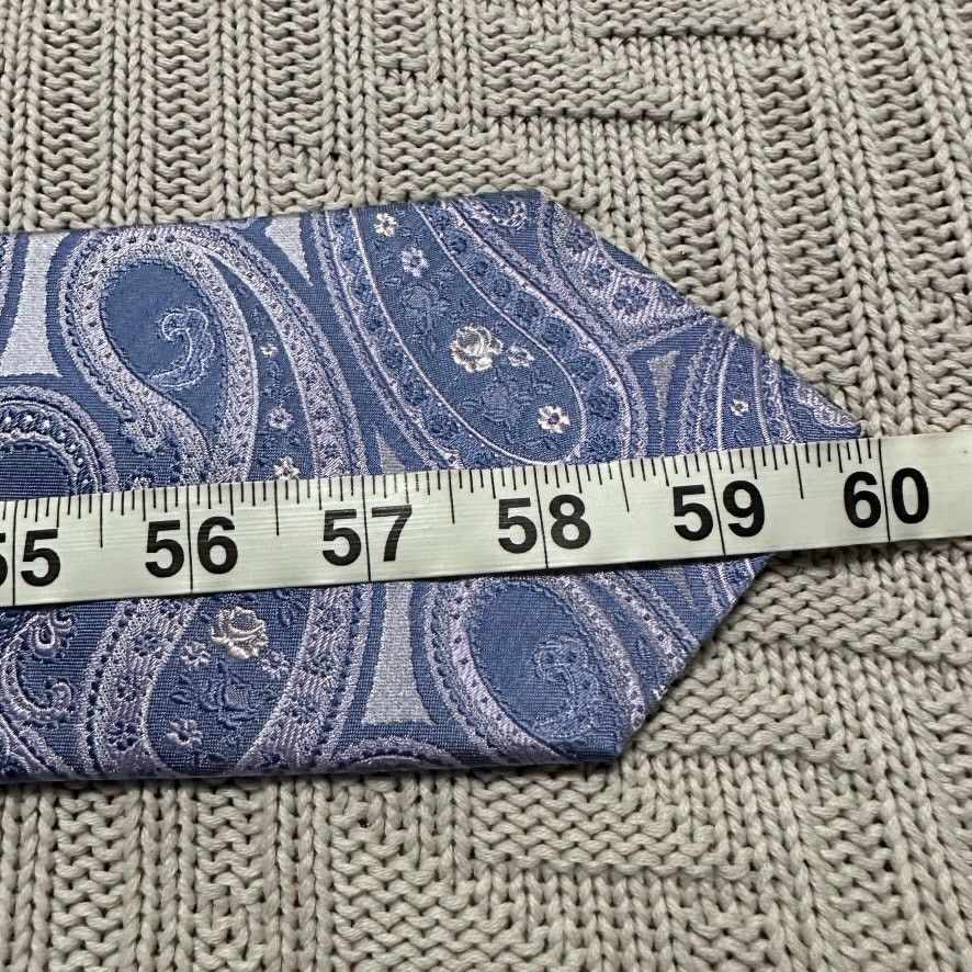 Hart Schaffner Marx Hart Schaffner Marx purple paisley silk tie Size ONE SIZE - 4 Thumbnail