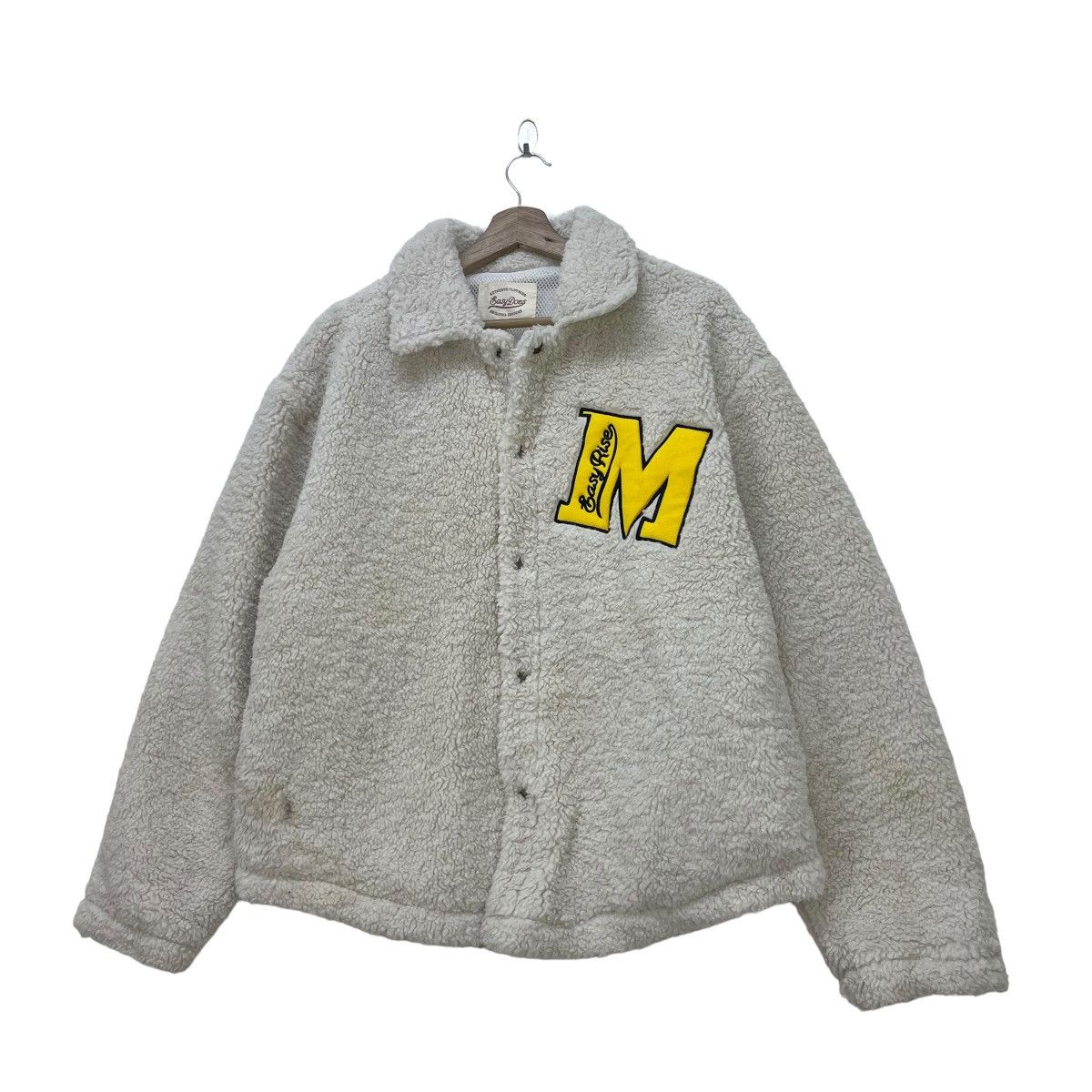 Other Japanese Brand Easy Does Sherpa Snap Button Jacket Size US M / EU 48-50 / 2 - 2 Thumbnail