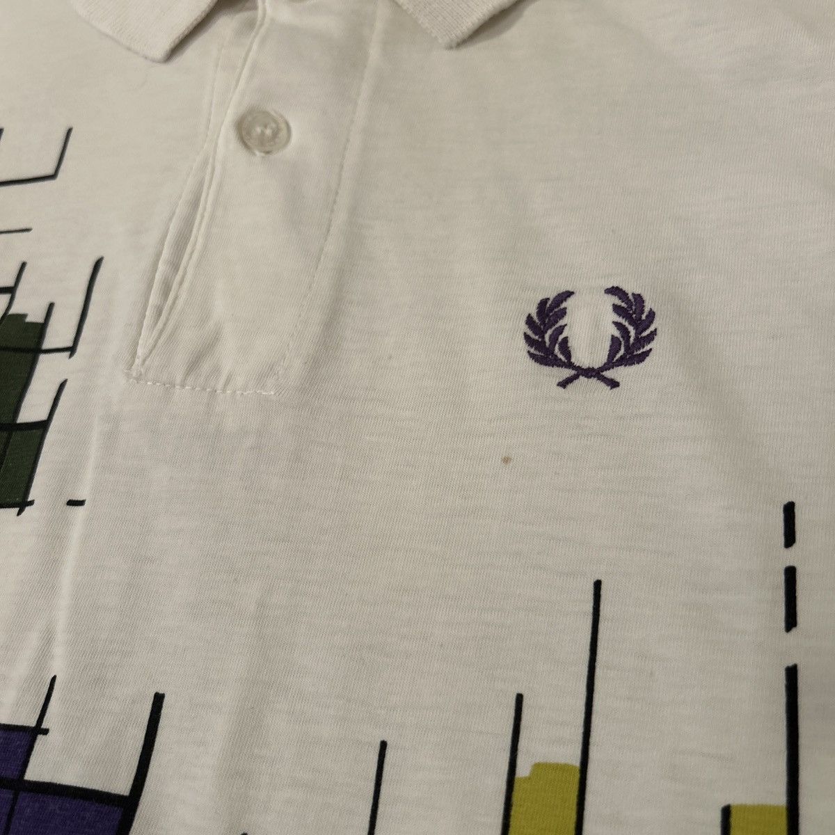 Fred Perry Vintage Fred Perry tennis AOP polo Size US XL / EU 56 / 4 - 5 Thumbnail