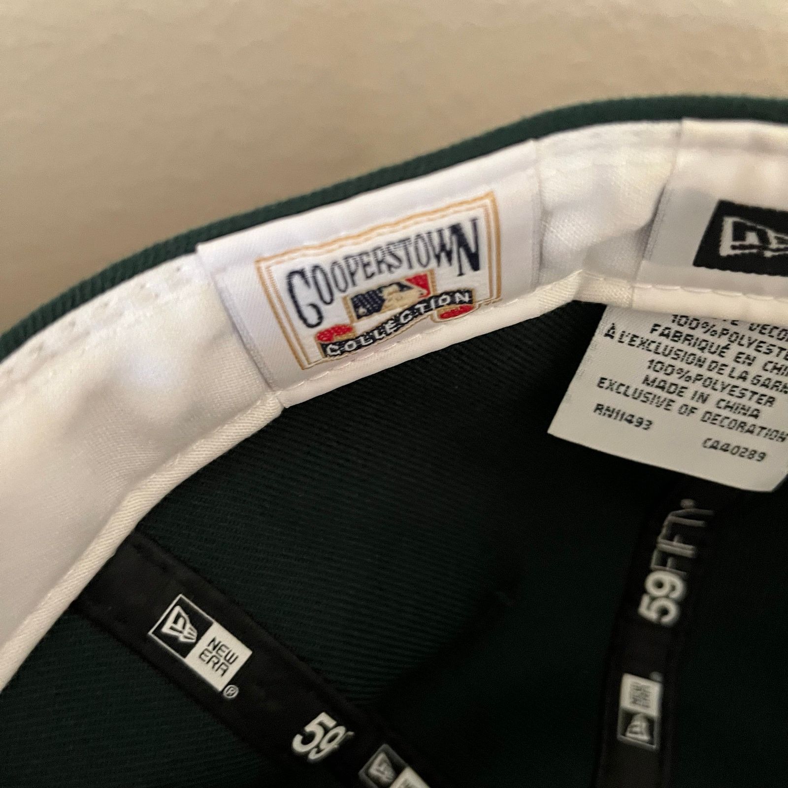 New Era New Era Yankees Cooperstown 1998 World Series Green 7 1/2 Size 40 - 9 Thumbnail