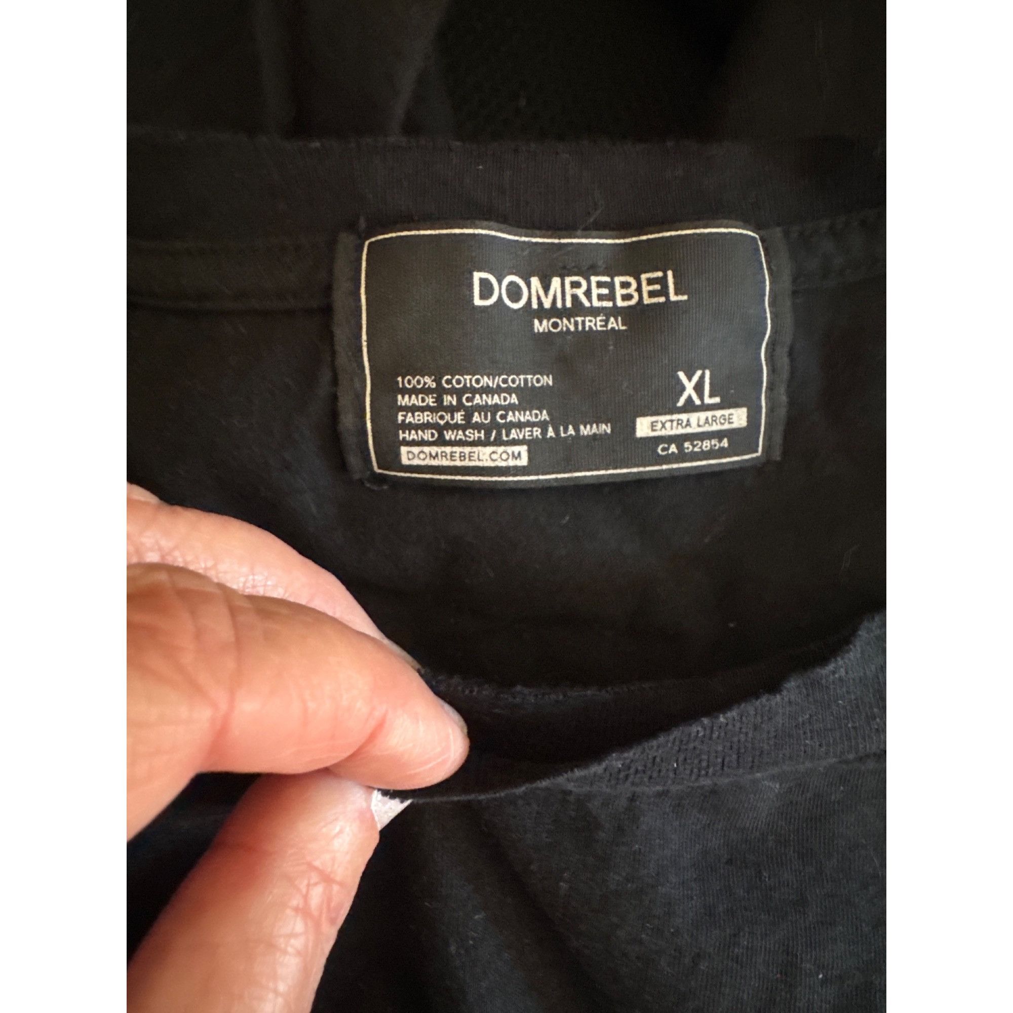 DOMREBEL Domrebel XL T-Shirt Champagne With Black Rhinestones EUC Size US XL / EU 56 / 4 - 5 Thumbnail