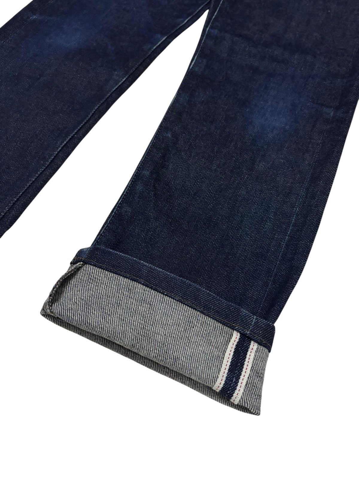 Japanese Brand Vtg Kaihara Denim Uniqlo Selvedge Jeans Size US 29 - 4 Thumbnail