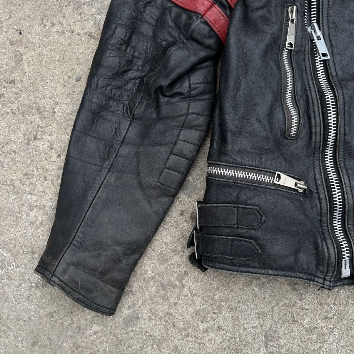Number (N)ine Vintage Japanese Style Moto Leather Jacket Hype Punk Crazy Size US S / EU 44-46 / 1 - 6 Thumbnail