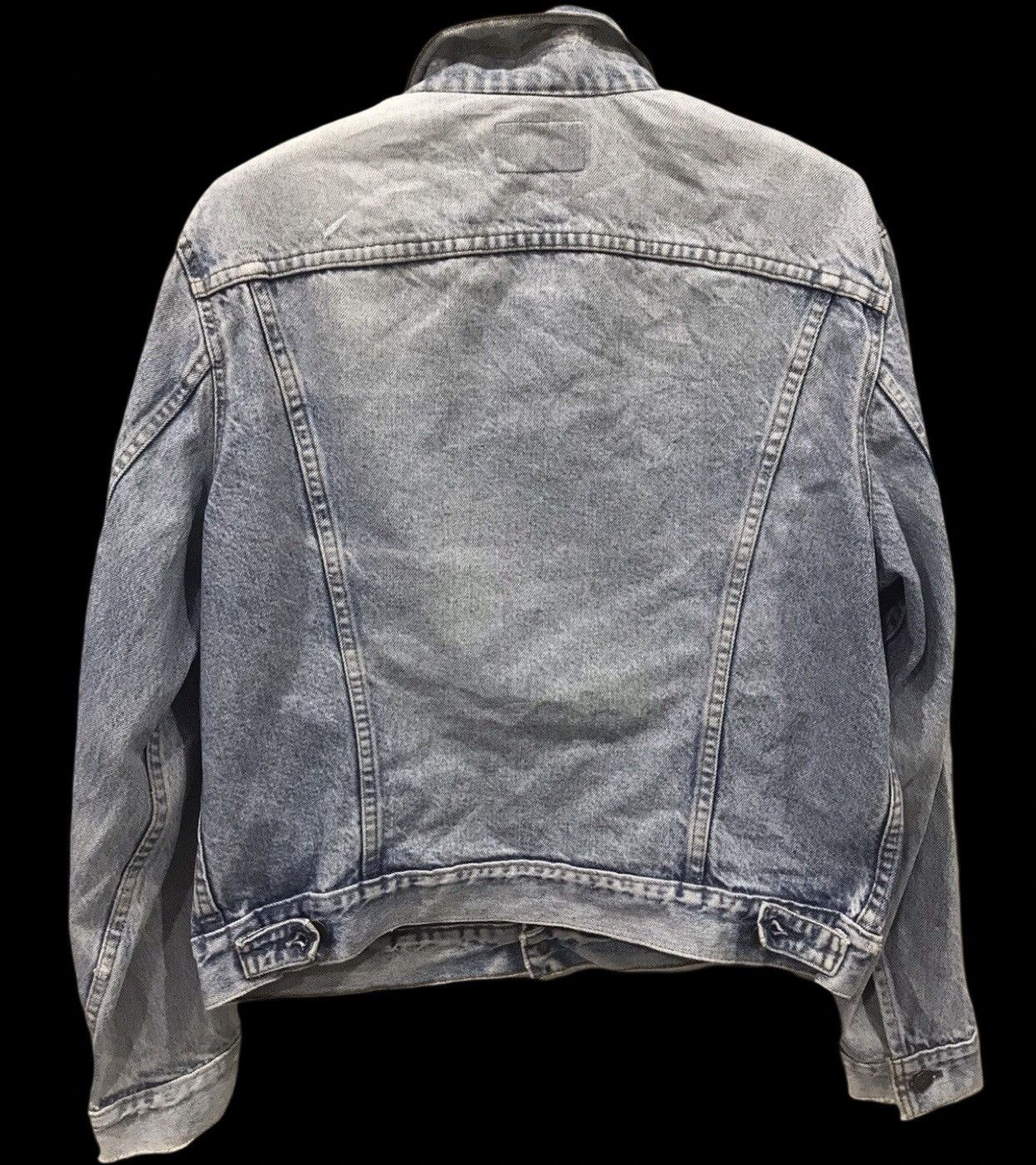 Levi's × Vintage Vintage 90s Levis 777 Button #527 Distressed denim Jacket Size US M / EU 48-50 / 2 - 2 Thumbnail