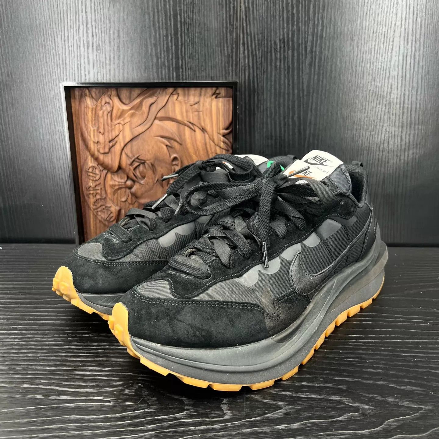 Nike Nike sacai vaporwaffle black gum 44.5 99 new w/ box Size US 11.5 / EU 44-45 - 1 Thumbnail