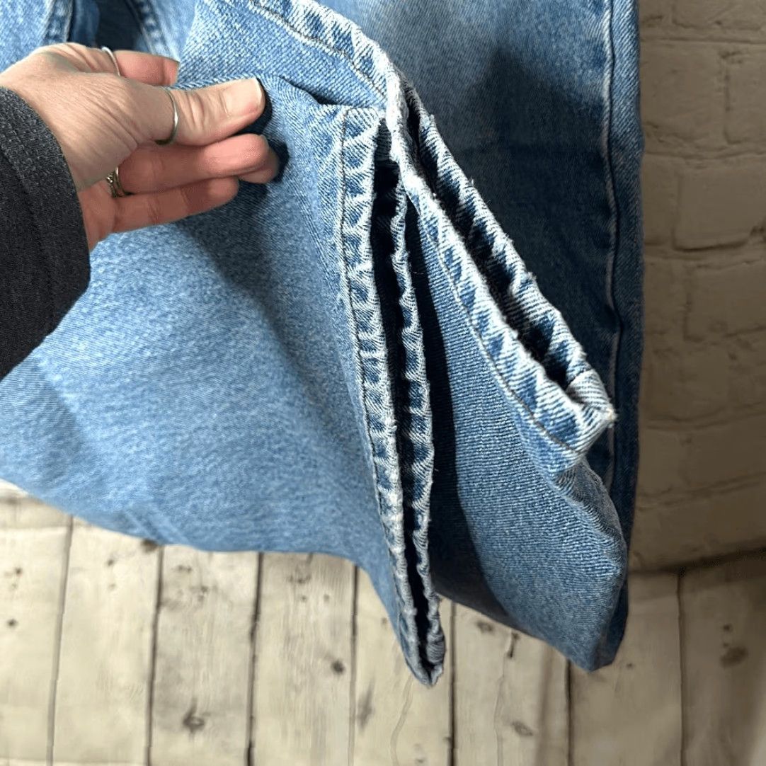 Harley Davidson Harley-Davidson Mens Jeans Straight Leg 42x30 100% Cotton Blue Big & Tall Mens Size US 42 / EU 58 - 5 Thumbnail