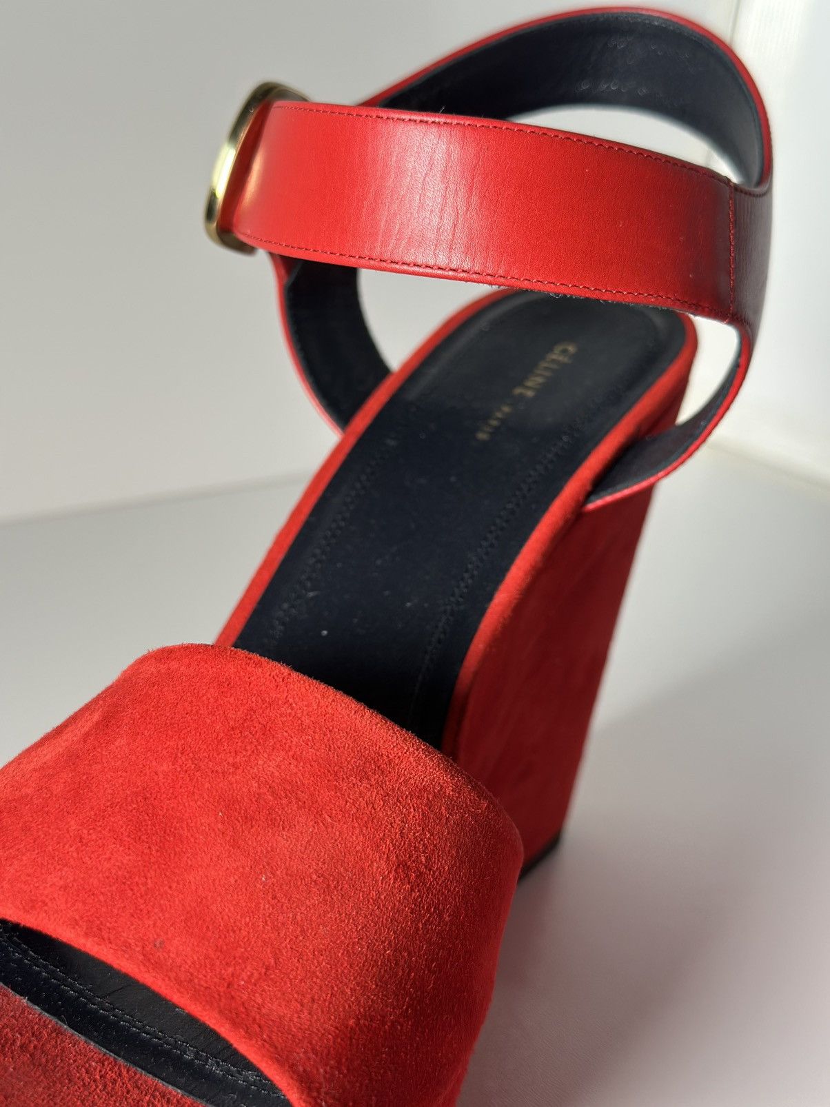 Celine Celine sandals women red 🔥 38.5 s Size US 8.5 / IT 38.5 - 7 Thumbnail