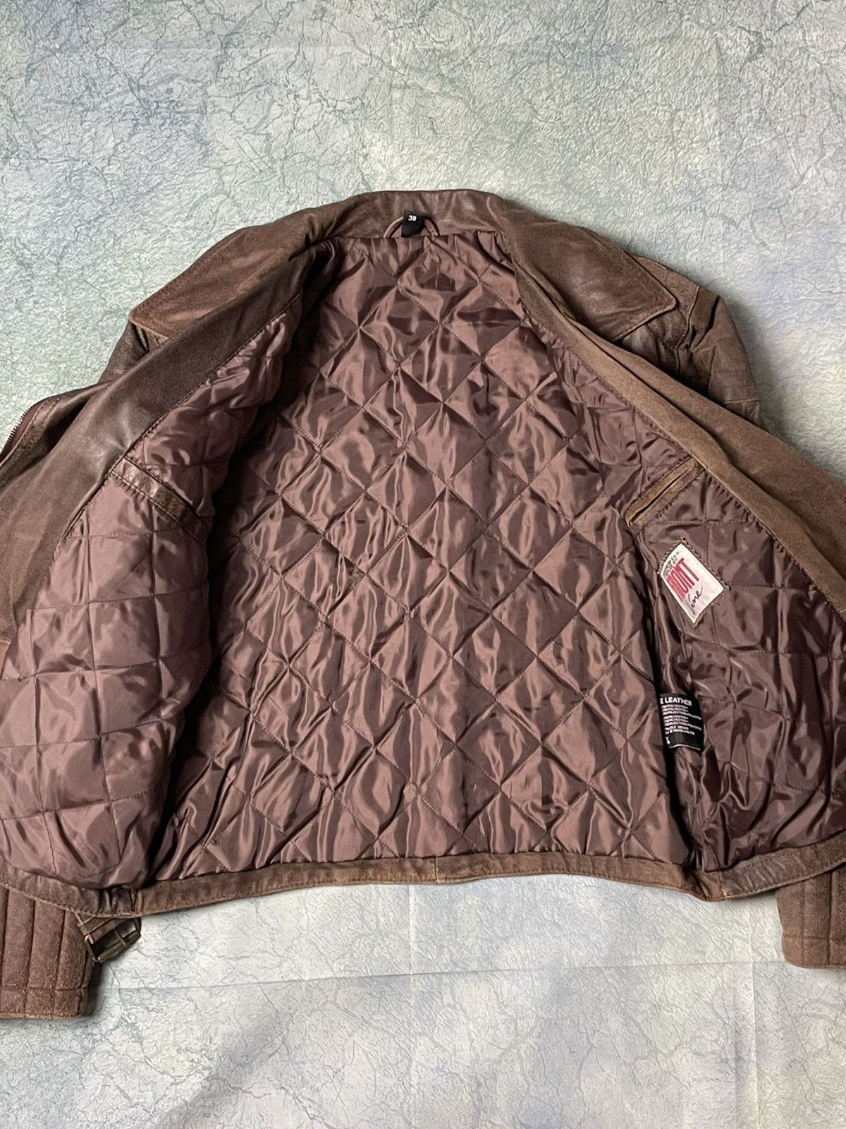 Designer × Vintage Forntline leather jacket vintage Size M / US 6-8 / IT 42-44 - 8 Thumbnail