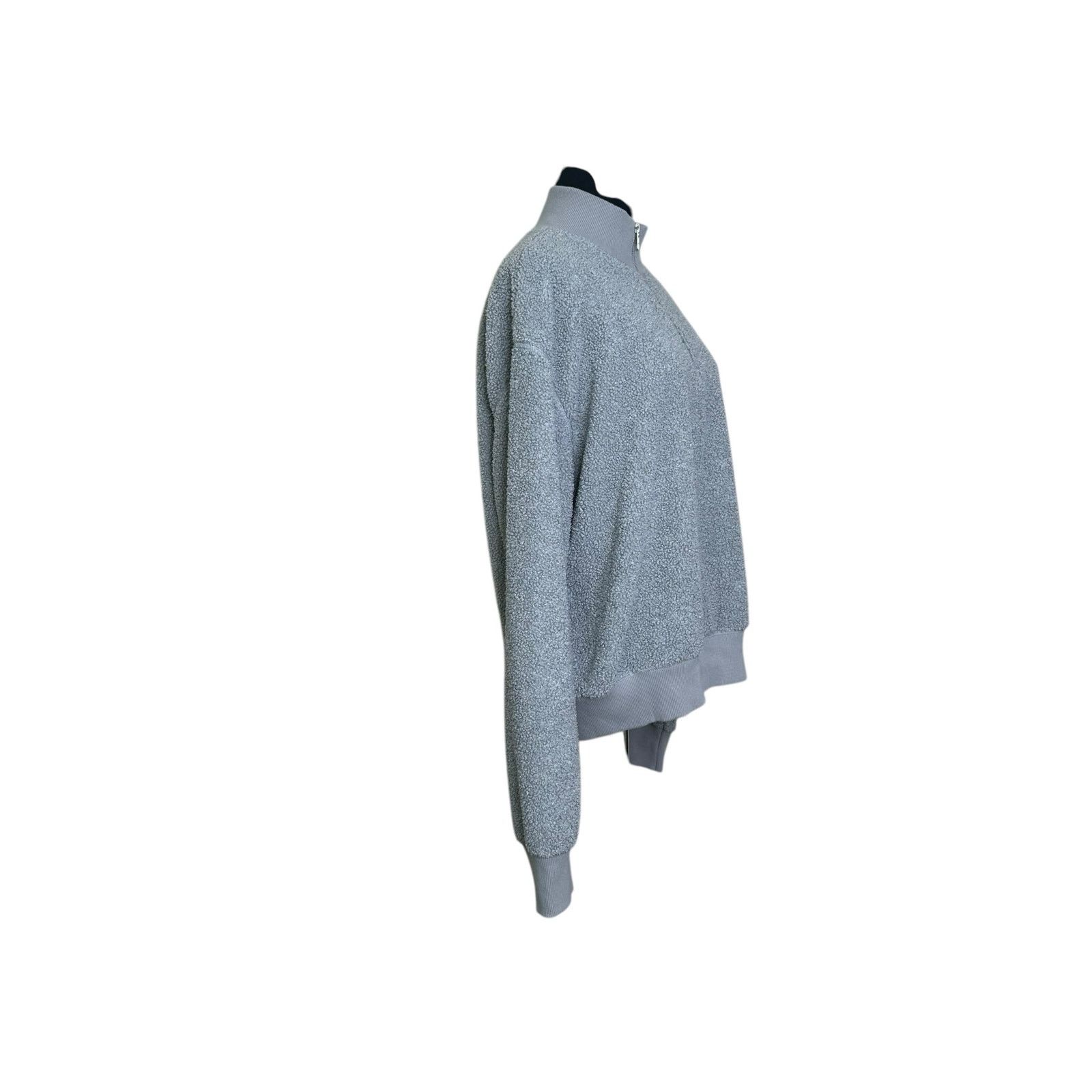 Topshop Topshop gray teddy long sleeves pullover sweater size 12 Size XL / US 12-14 / IT 48-50 - 8 Thumbnail