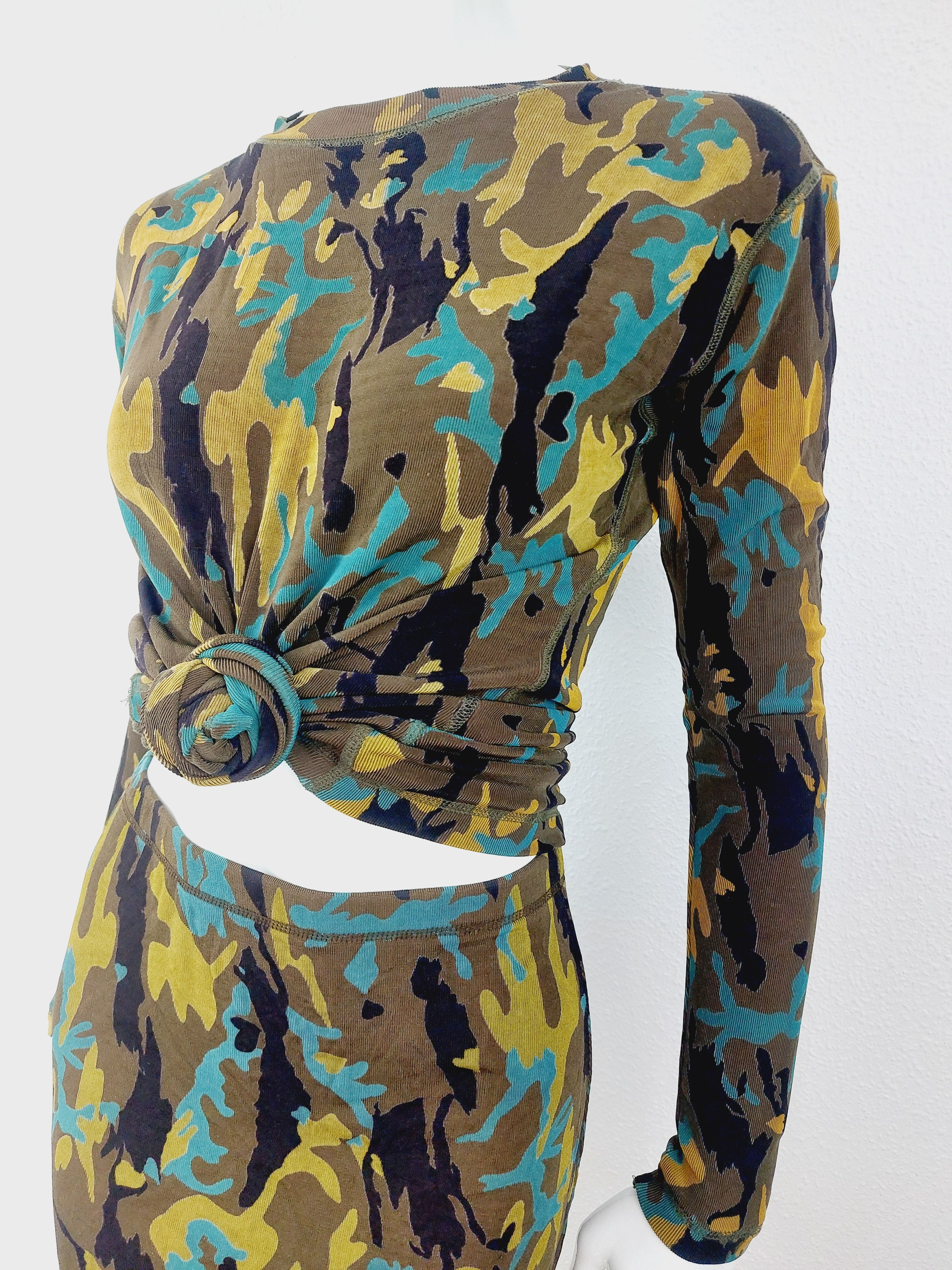 Jean Paul Gaultier Jean Paul Gaultier Junior Camouflage Military Tactical Dress Size M / US 6-8 / IT 42-44 - 3 Thumbnail