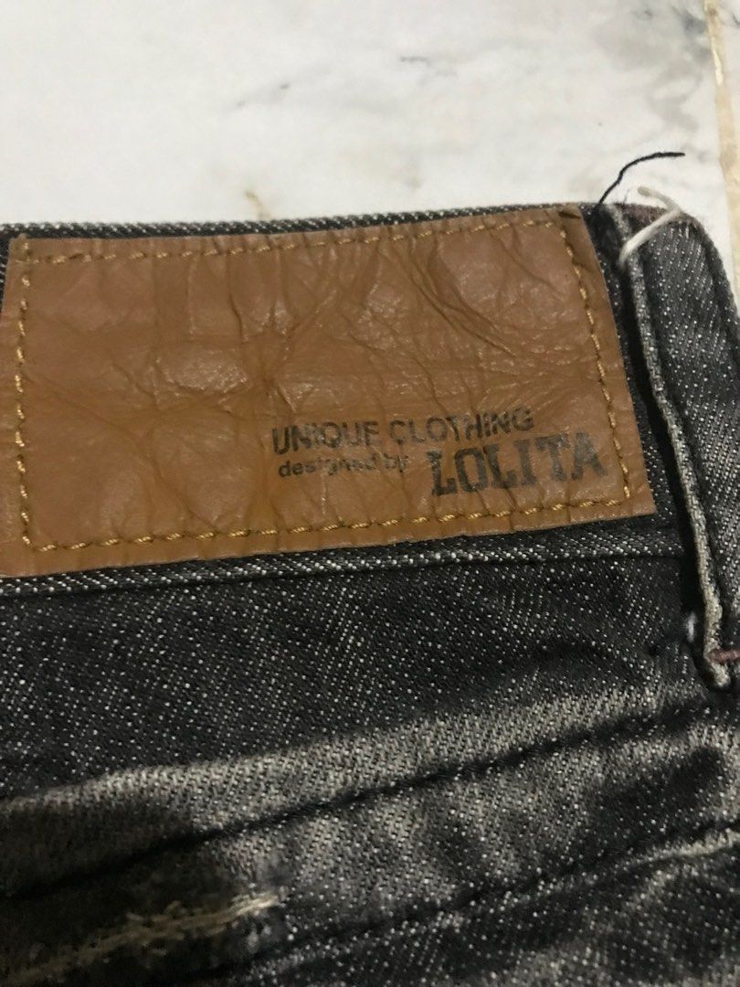 Beauty Beast Lolita denim skrit retro ghotic punk Size 31" - 5 Thumbnail