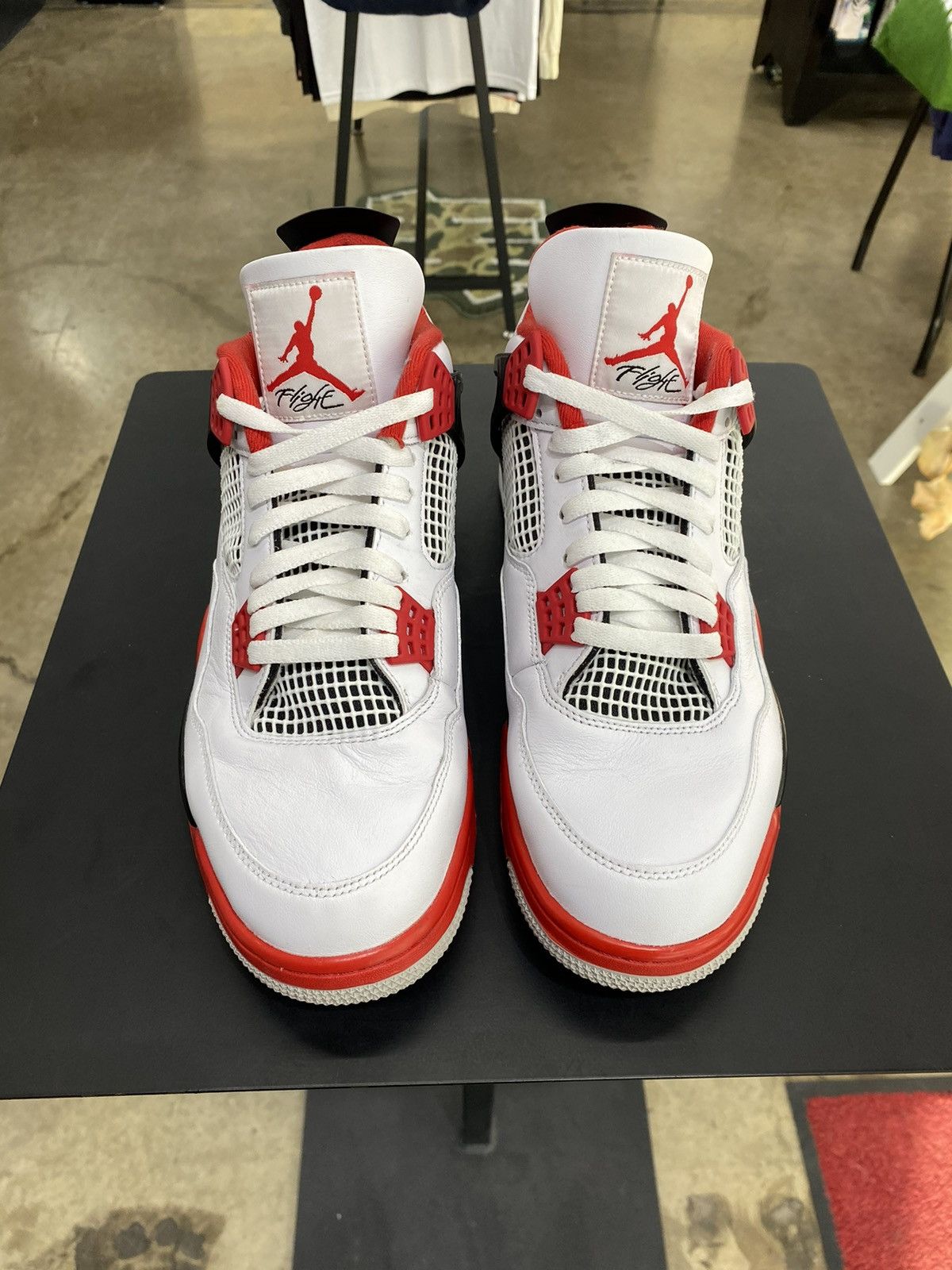Jordan Brand Air Jordan 4 Fire Red Sz. 12 Size US 12 / EU 45 - 5 Thumbnail
