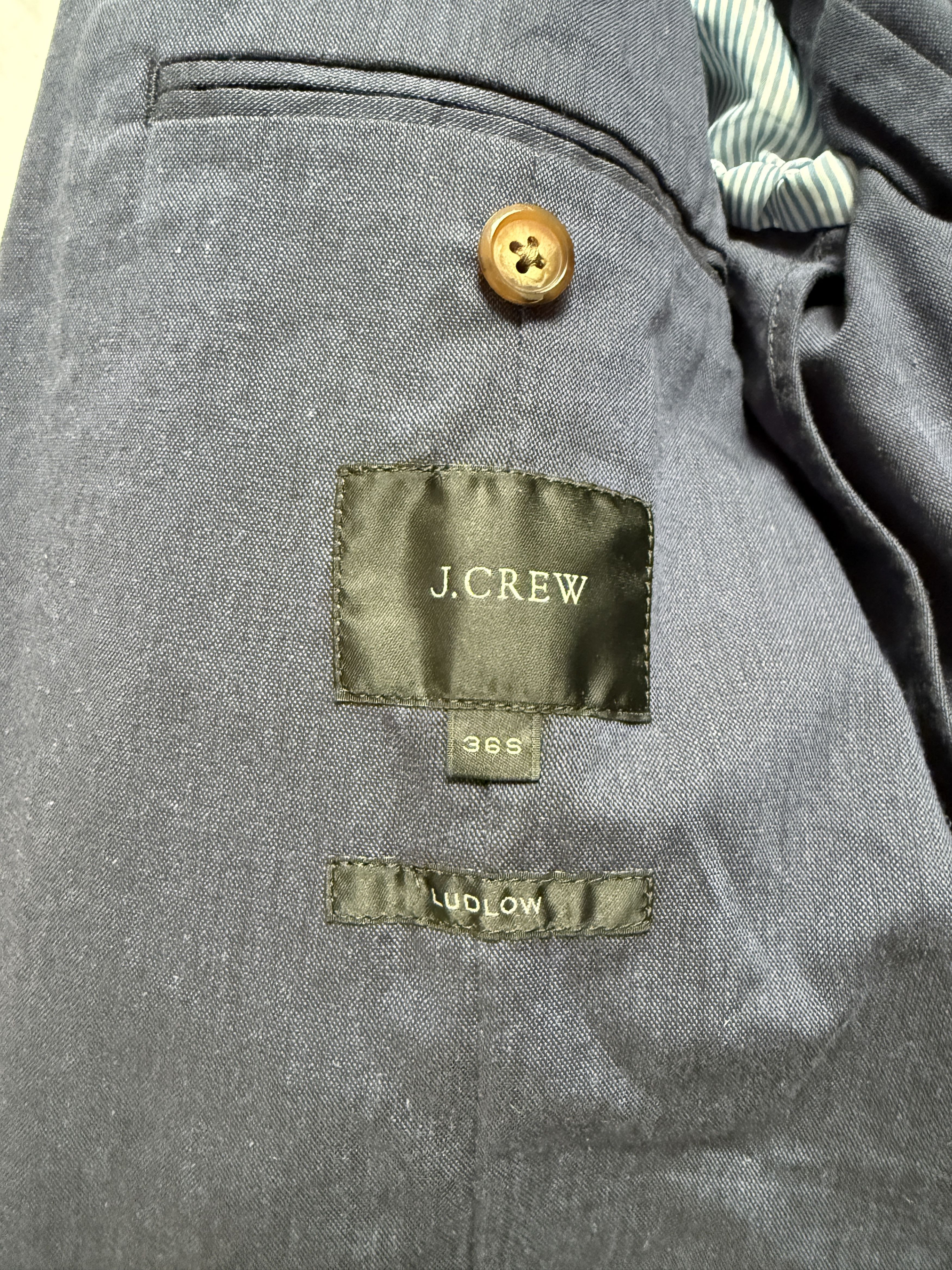 J.Crew J.Crew Ludlow Suit Navy Size 36S - 2 Thumbnail