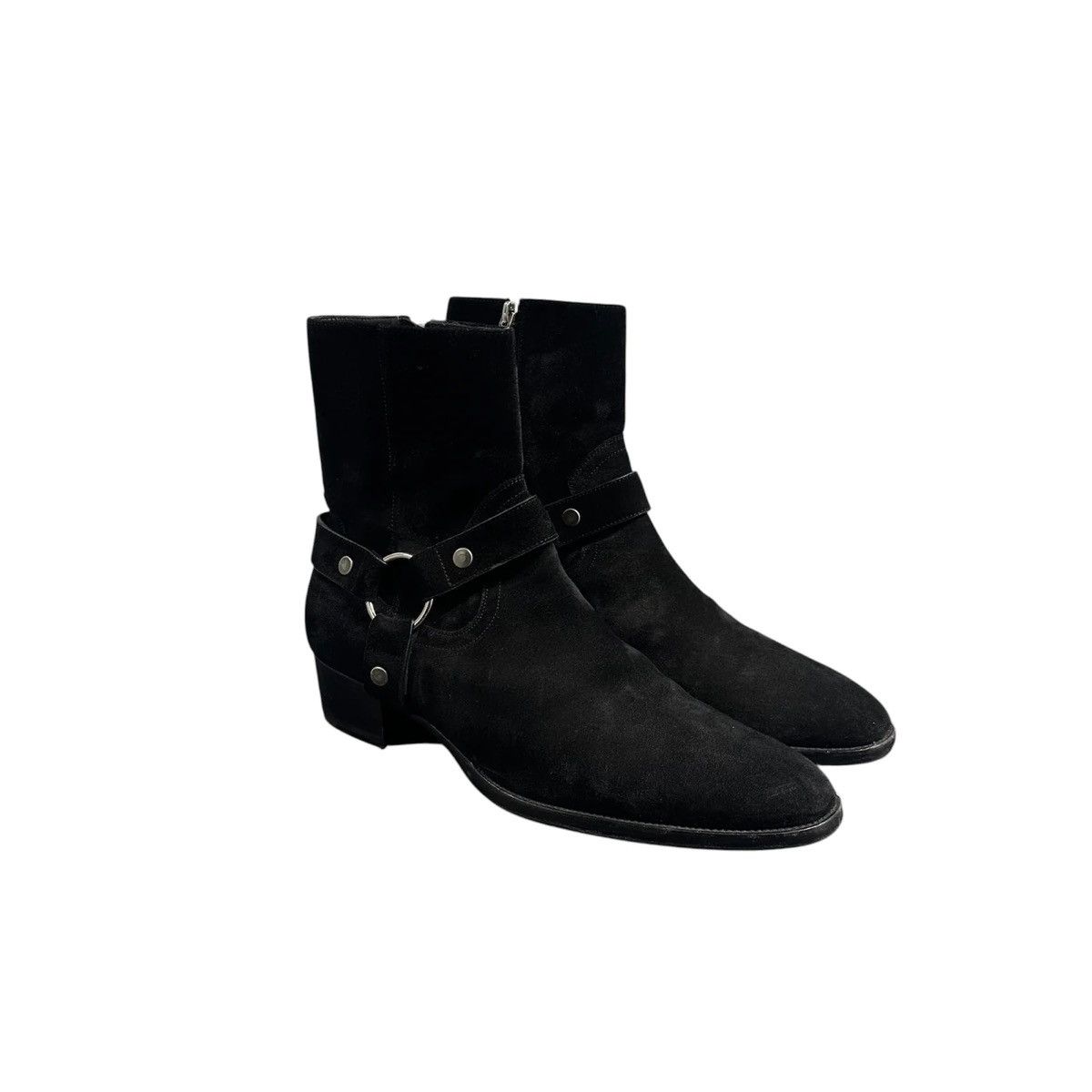 Hedi Slimane × Saint Laurent Paris FW16 Devon Python Boots | Grailed