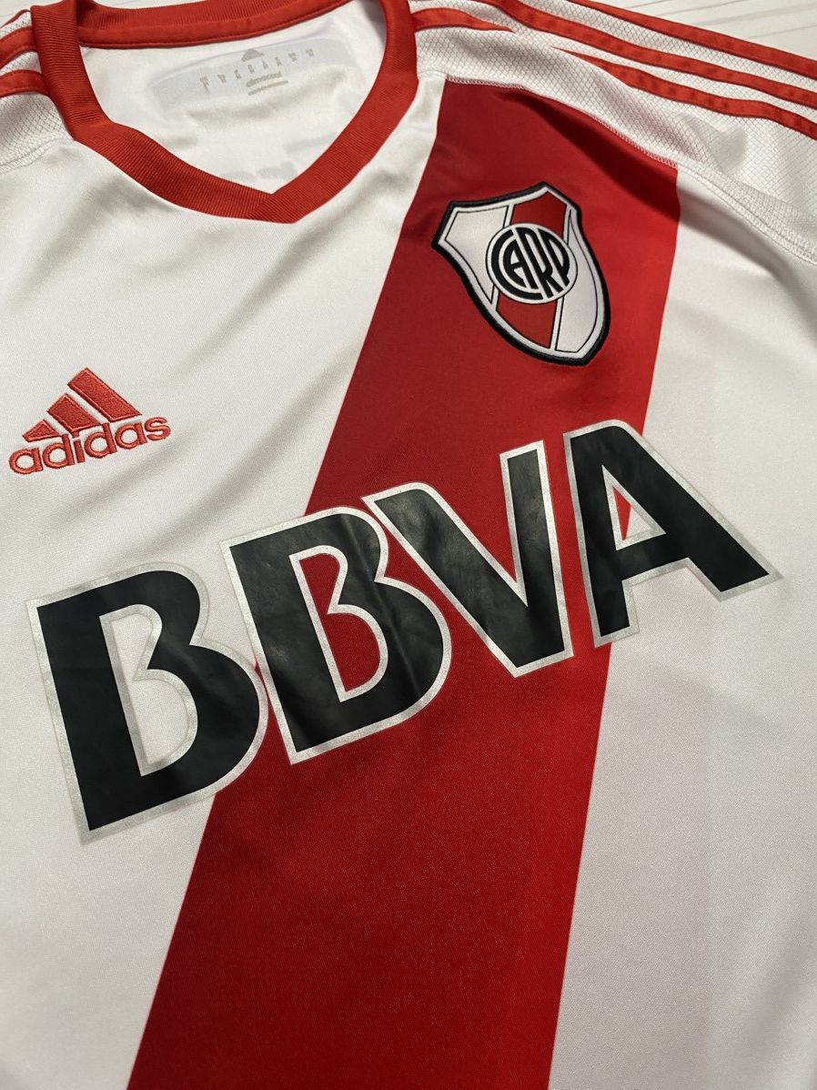 Adidas Adidas River Plate 2016/17 home soccer football y2k jersey Size US M / EU 48-50 / 2 - 11 Thumbnail