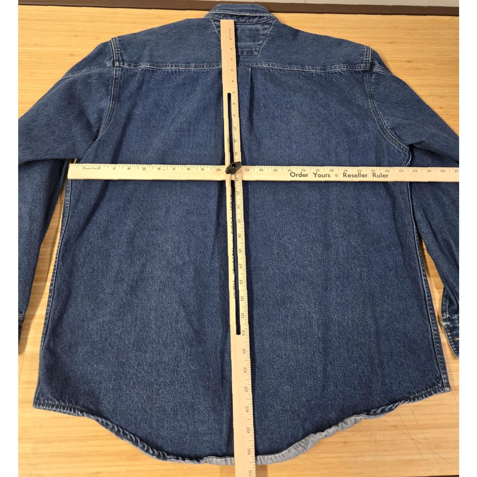 Harley Davidson VINTAGE Harley-Davidson Shirt Mens Large Blue Denim Button Up Long Sleeve Biker Casual Size US L / EU 52-54 / 3 - 7 Thumbnail