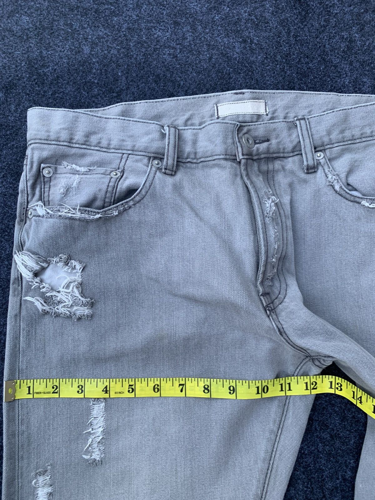 Uniqlo VINTAGE UNIQLO SELVEDGE FADED GRAY. Size US 34 / EU 50 - 5 Thumbnail