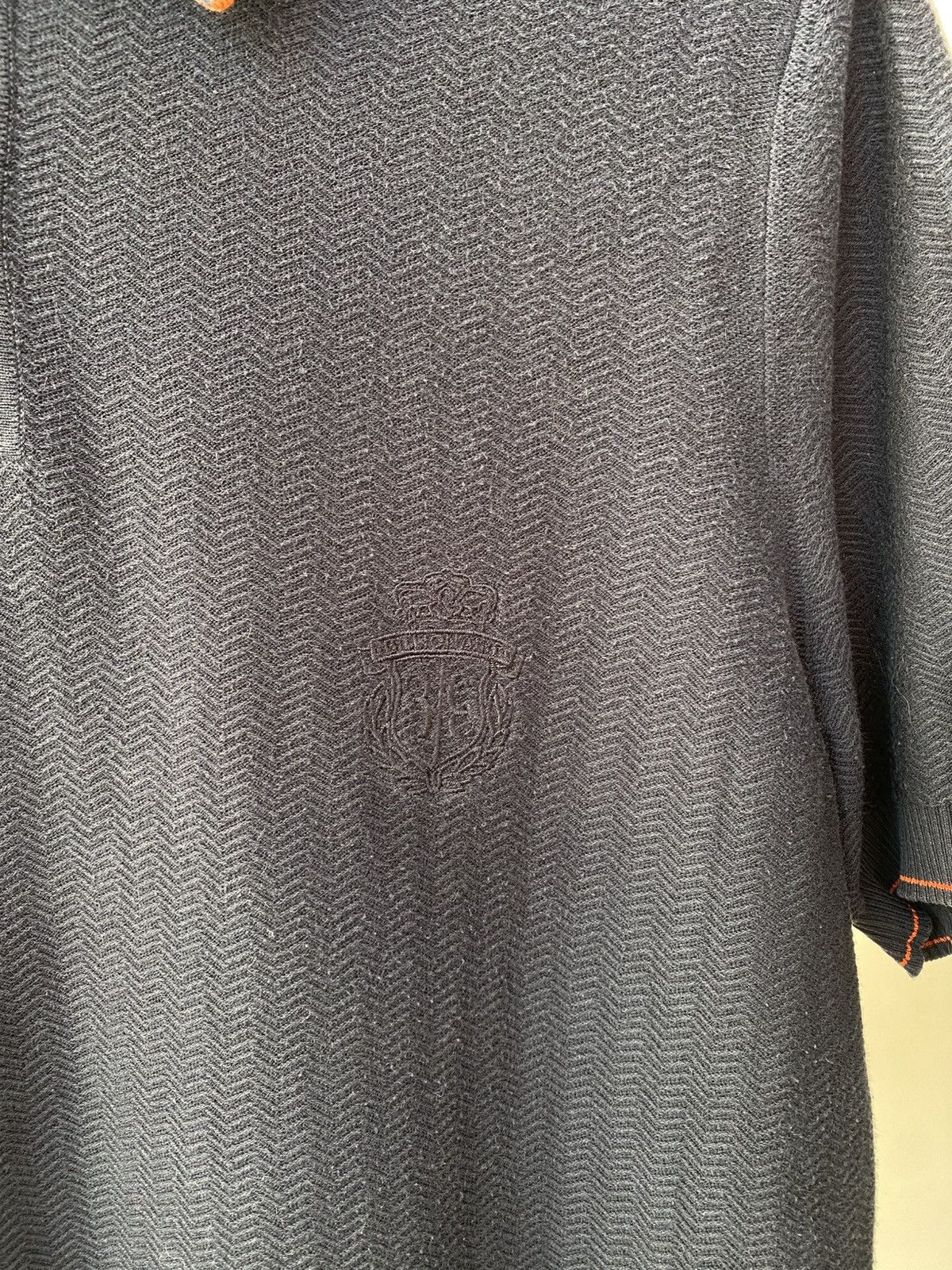Billionaire Couture Vintage Billionaire Navy Knit Polo Shirt Men’s Short Sleeve Size US L / EU 52-54 / 3 - 4 Thumbnail