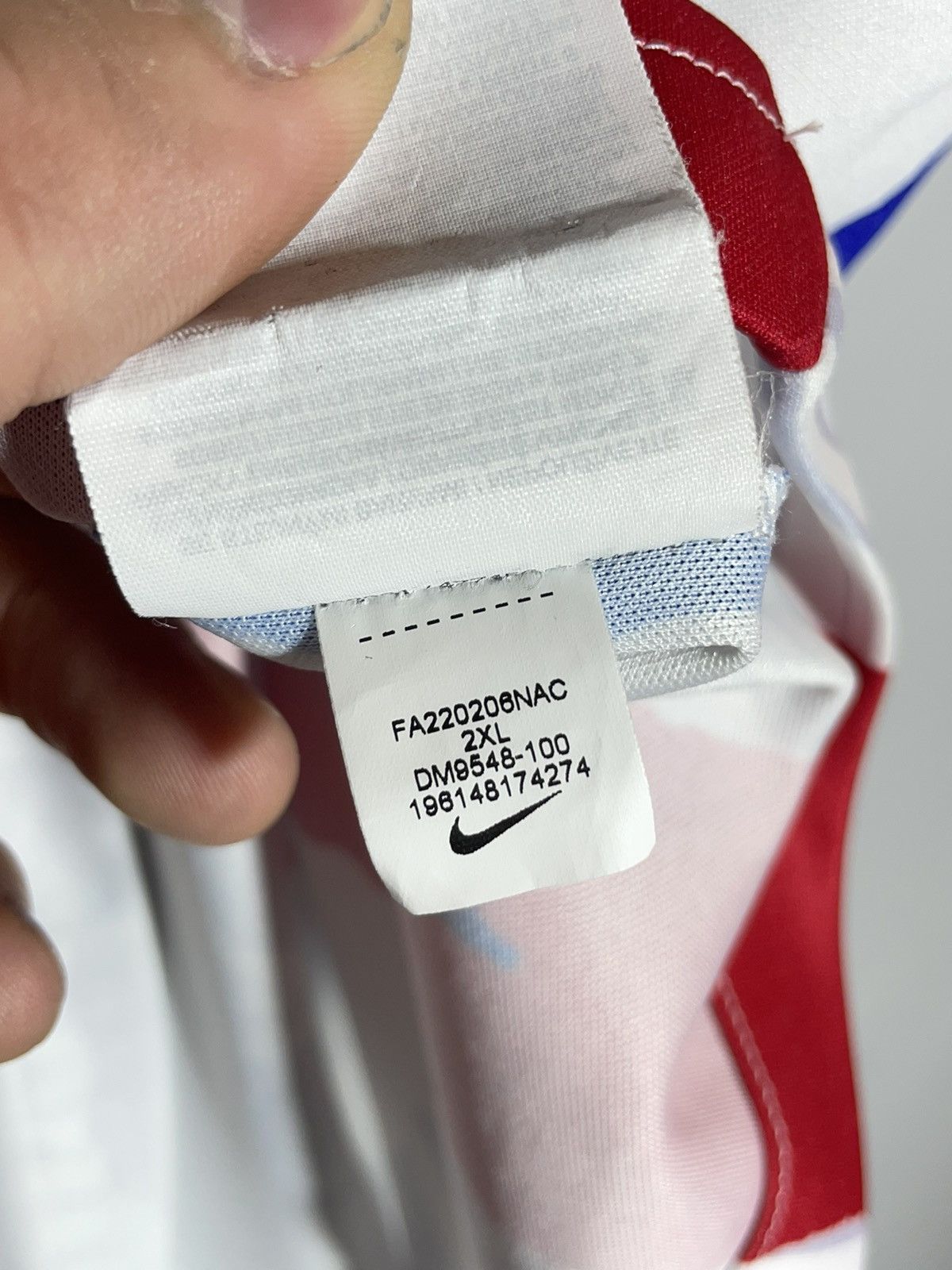Nike National Team France Nike Pre-Match Training Football Shirt Size US XXL / EU 58 / 5 - 10 Thumbnail