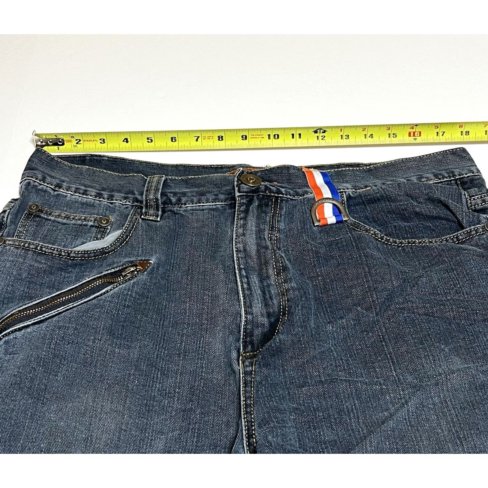 Coogi VINTAGE COOGI Denim Blue Embroidered Urban Y2K Dark Wash Shorts 36 Regular Mens Size US 36 / EU 52 - 3 Thumbnail