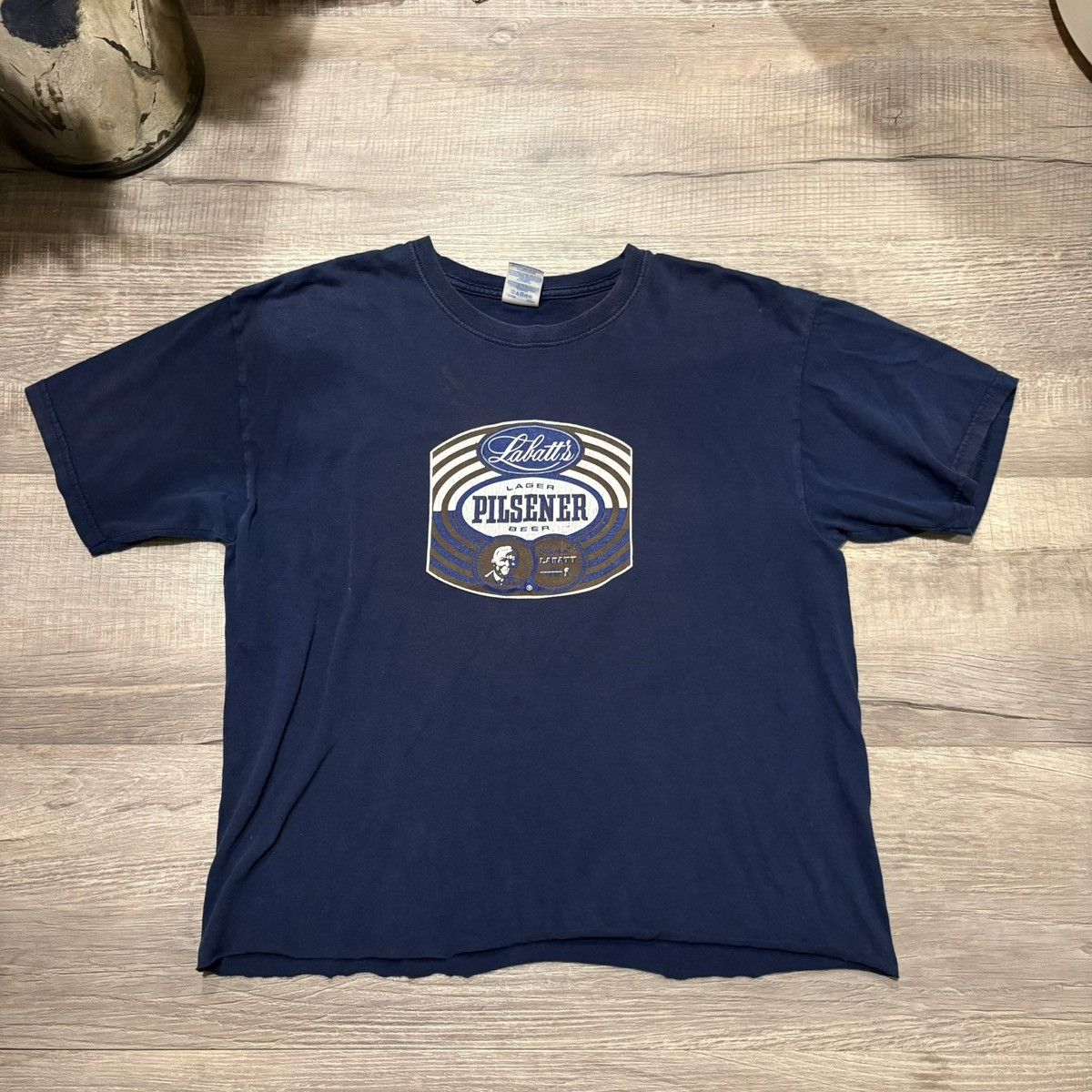 Vintage Vintage labatt beer tee Size US L / EU 52-54 / 3 - 1 Thumbnail