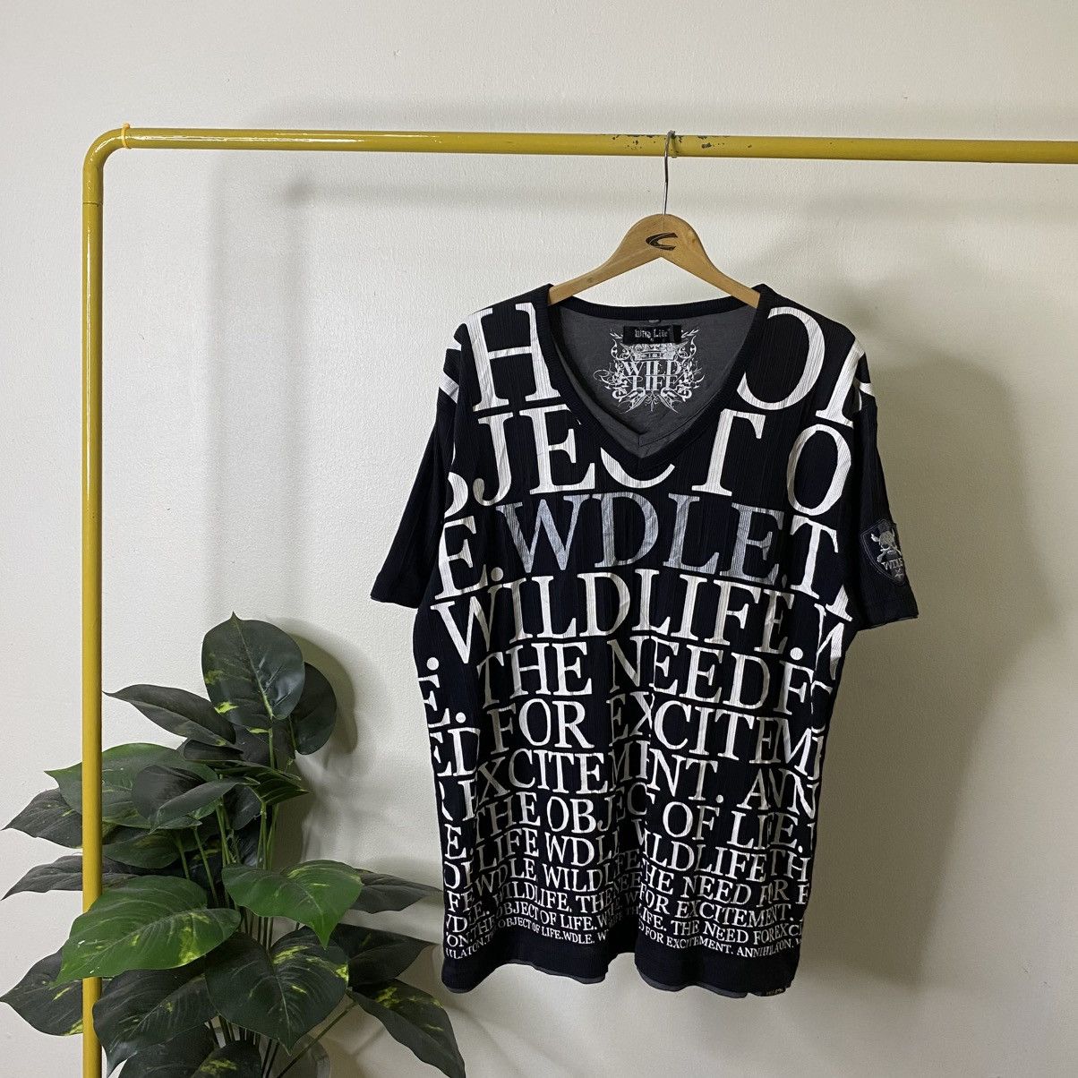 If Six Was Nine Wildlife Seditionaries Poem Cyber Gothic Punk Grunge T Shirt Size US XL / EU 56 / 4 - 1 Thumbnail