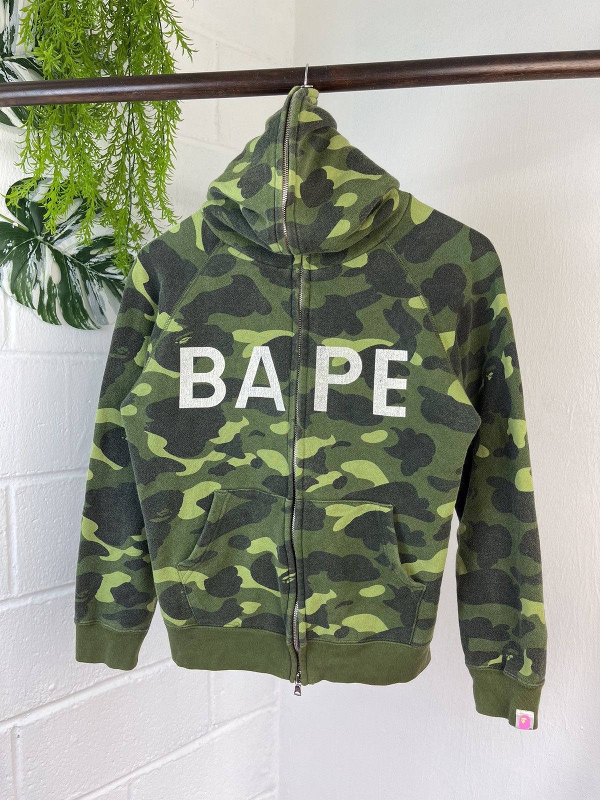 Bape × Nigo Bape 1st Green Camo Full Zip Hoodie Size XS / US 0-2 / IT 36-38 - 6 Thumbnail
