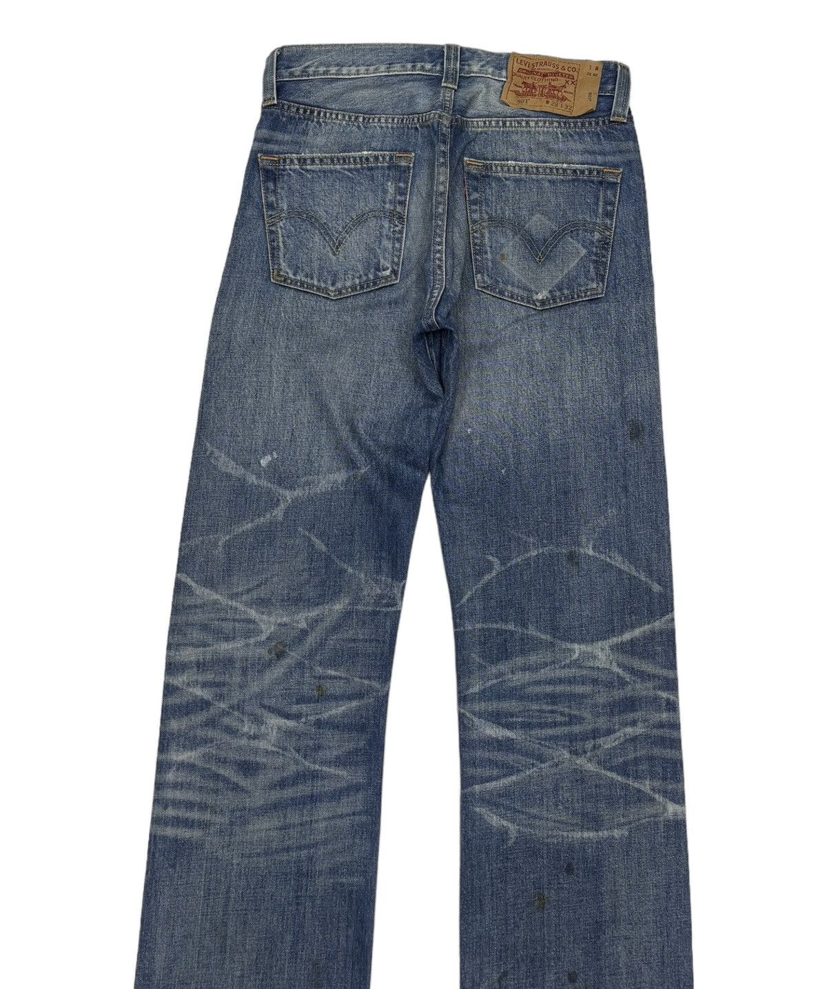 Japanese Brand × Levi's × Vintage VINTAGE LEVIS 501 BUTTON FLY STRAIGHT LEG DENIM JEANS Size US 28 / EU 44 - 7 Thumbnail