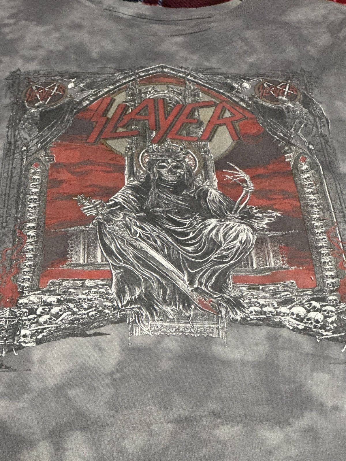 Band Tees rare tiedie slayer t Size US M / EU 48-50 / 2 - 1 Thumbnail