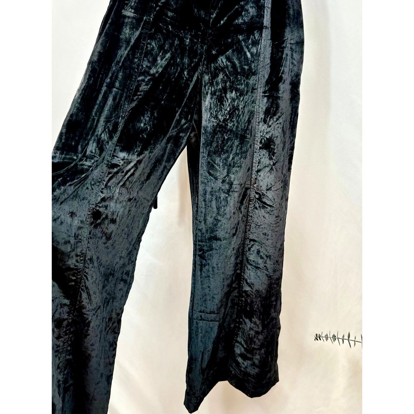 Free People Free People 90s Forever Overalls Crushed Velvet Black size M Size 30" / US 8 / IT 44 - 17 Thumbnail