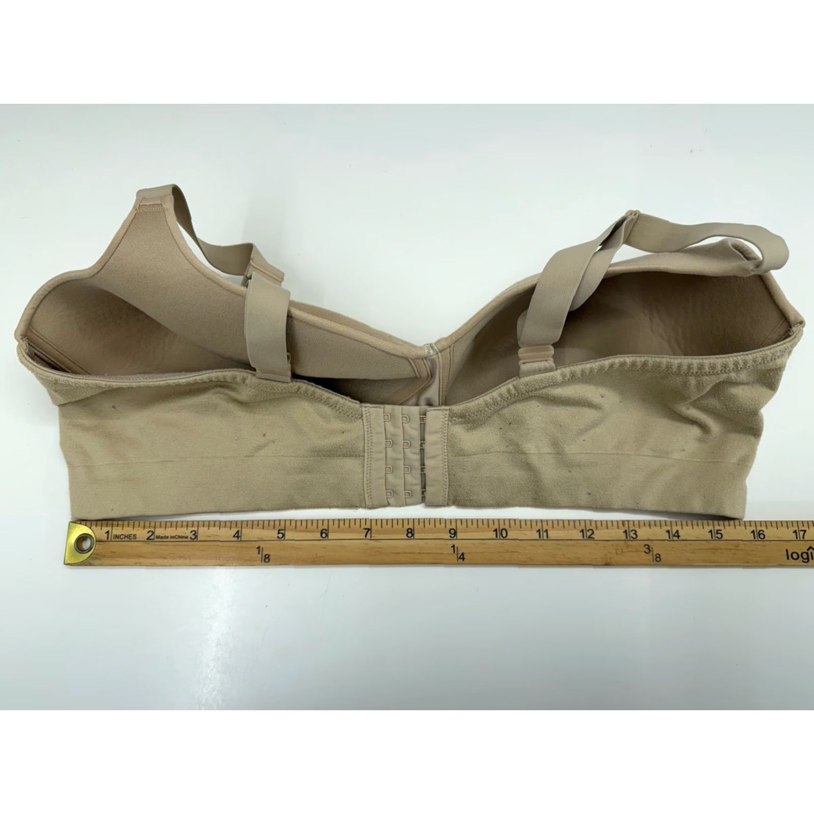 Vintage Vanity Fair Womens Bra Size 42D Cups Brown Wireless Adjustable Bra Size ONE SIZE - 5 Thumbnail