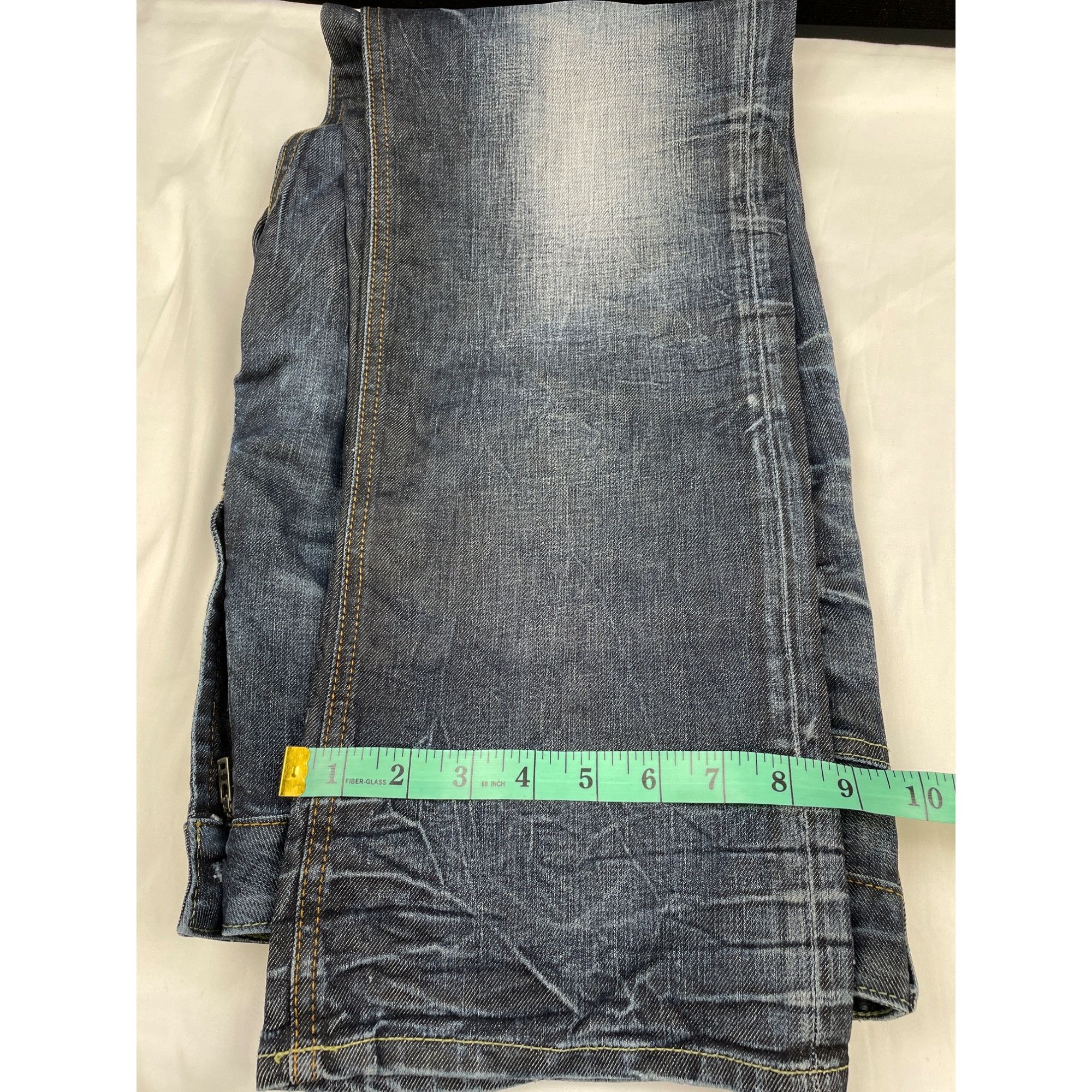 Buffalo David Bitton Buffalo David Bitton Men's Blue Relaxed Faded/Ripped/Jeans S Size US 38 / EU 54 - 7 Thumbnail