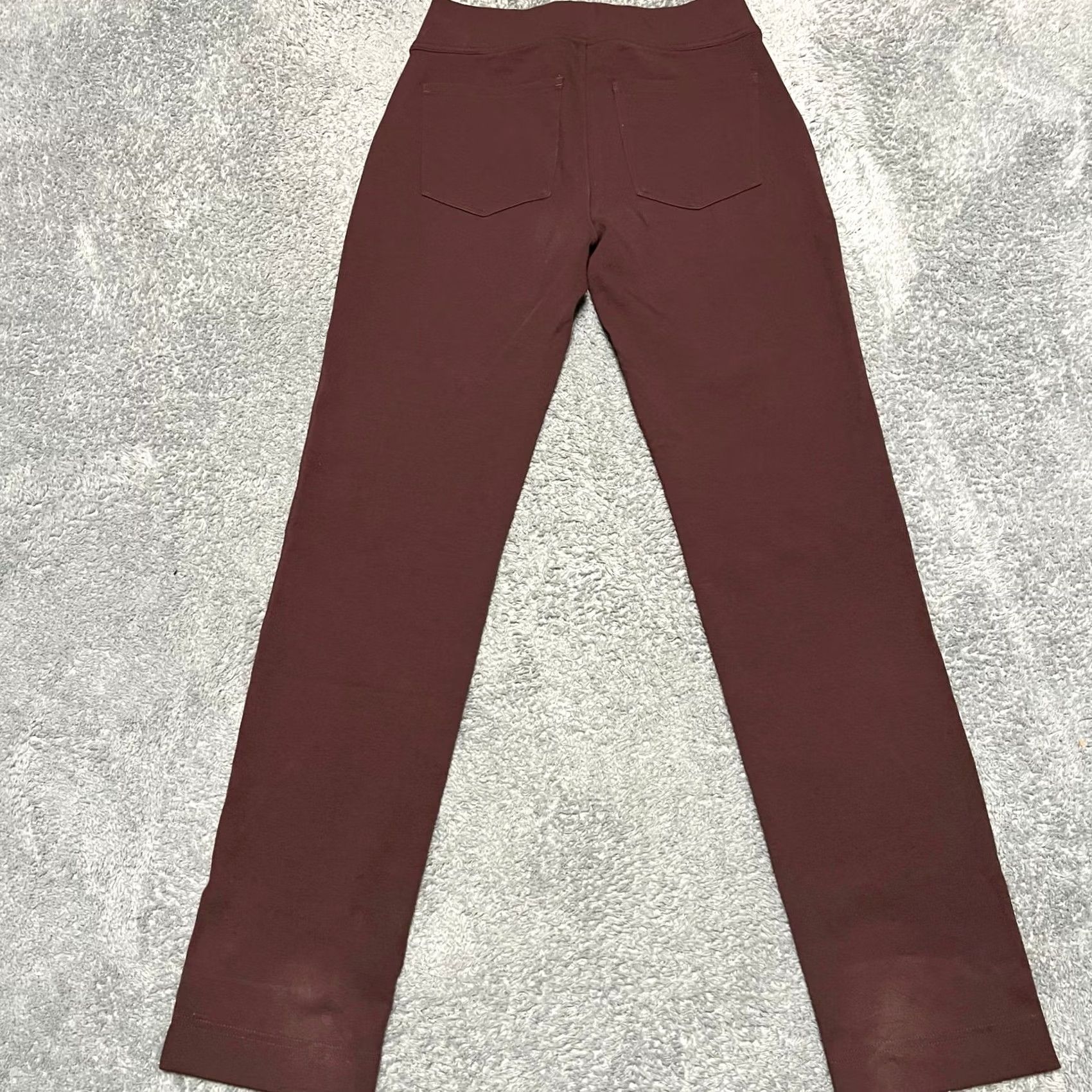 Duluth Trading Company Duluth Trading NoGA Cotton Pants Womens Small Casual Pocket Stretch Maroon Red S Ankle Womens Size 28" / US 6 / IT 42 - 3 Thumbnail
