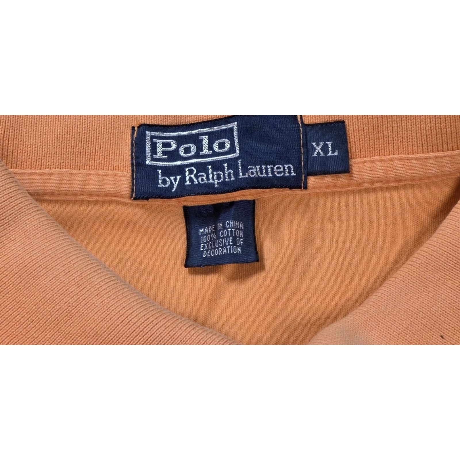 Polo Ralph Lauren VINTAGE Polo Ralph Lauren Big Pony Polo Shirt Mens XL Orange Short Sleeve Green Pony Soft Shirt Mens XL Orange Polo Ralph Lauren Big Pony Size US XL / EU 56 / 4 - 6 Thumbnail