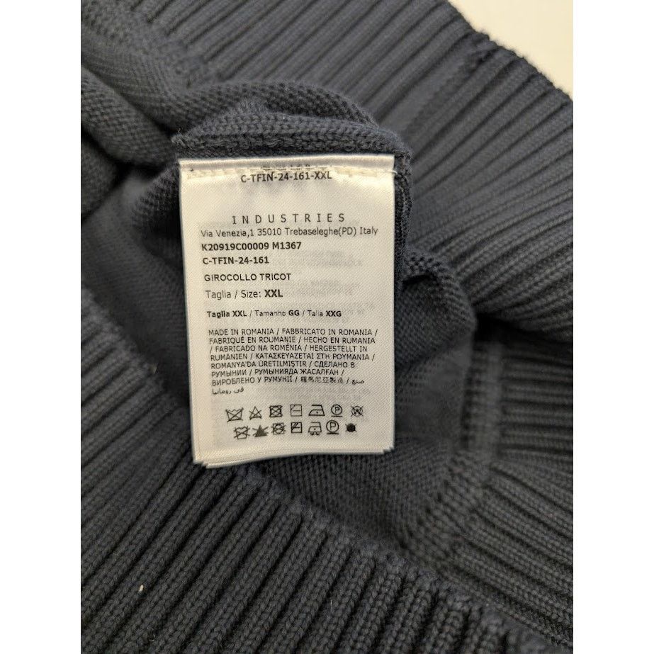 Moncler o1rshd1 Girocollo Tricot Sweater in Navy Size US XXL / EU 58 / 5 - 17 Thumbnail