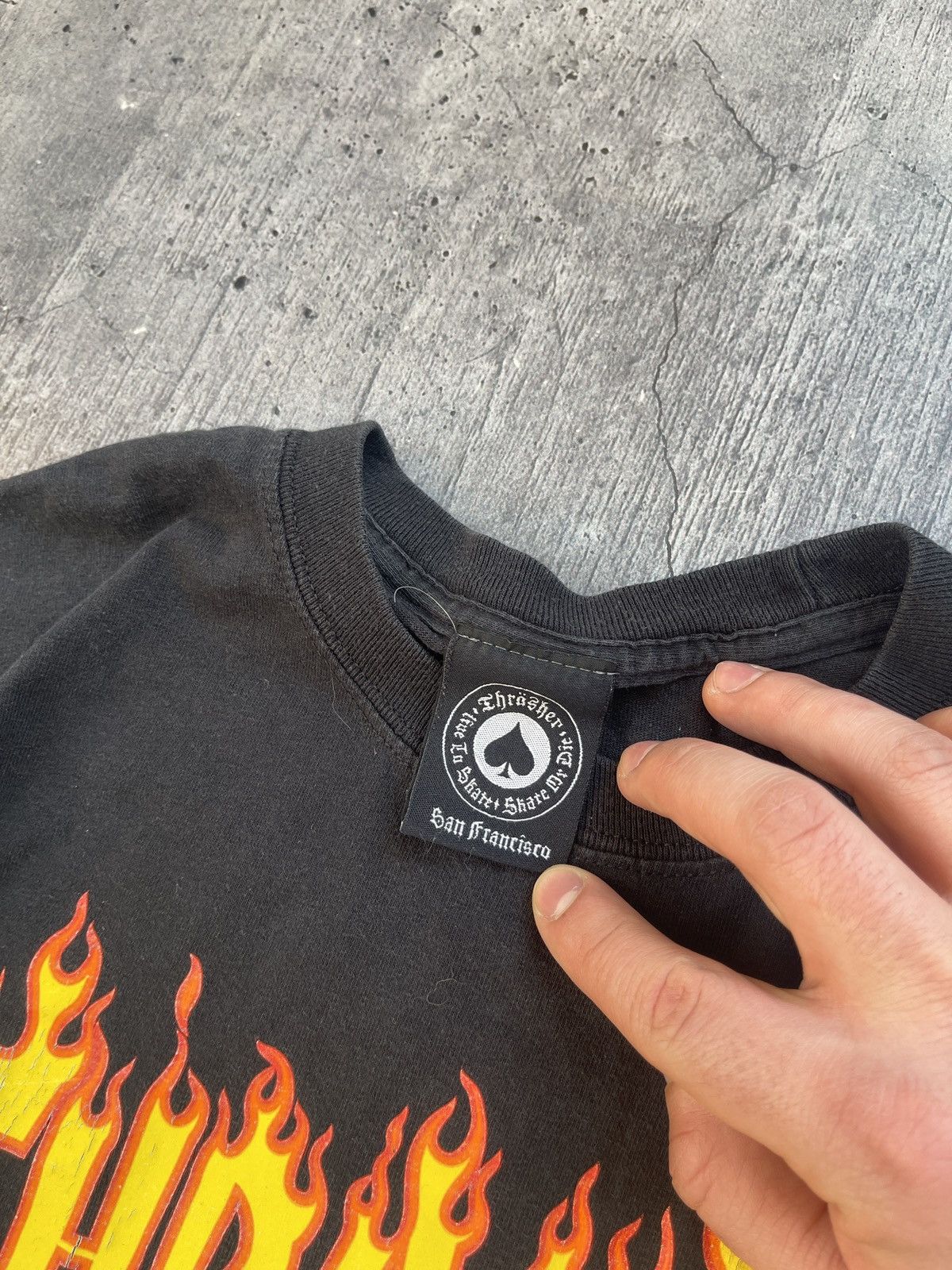 Thrasher × Zumiez Thrasher long sleeve graphic tee Size US M / EU 48-50 / 2 - 7 Thumbnail