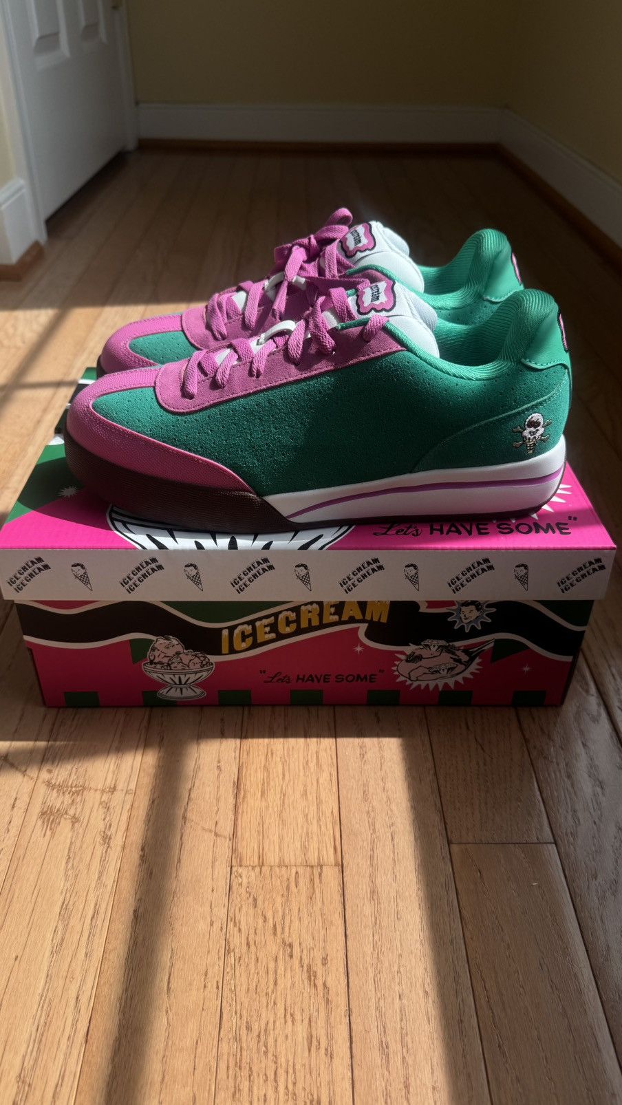 Icecream × Reebok Reebok Board Flip BBC Icecream Green Pink Size US 8 / EU 41 - 1 Thumbnail