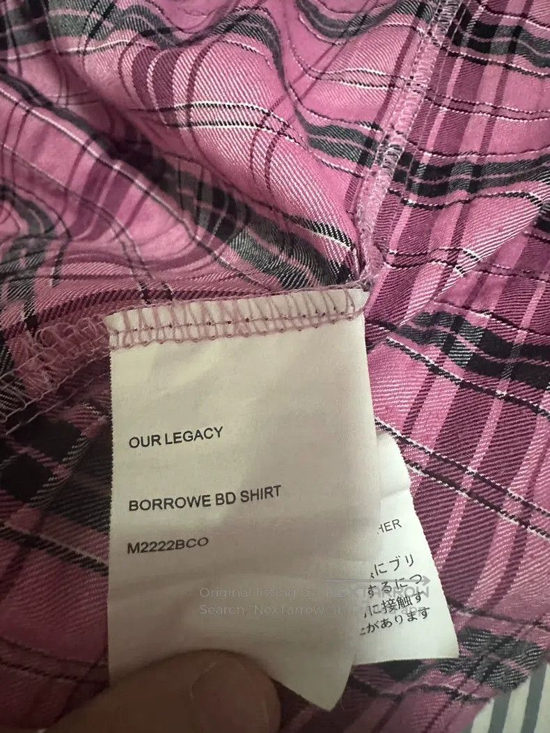 Our Legacy Our Legacy Pink Shirt Size US S / EU 44-46 / 1 - 6 Thumbnail