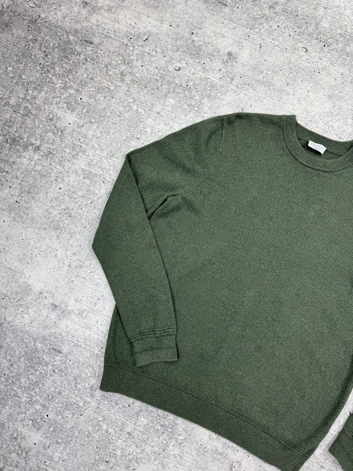 Brunello Cucinelli Brunello Cucinelli Classic Green Jumper Sweater Men Size M Size US M / EU 48-50 / 2 - 4 Thumbnail