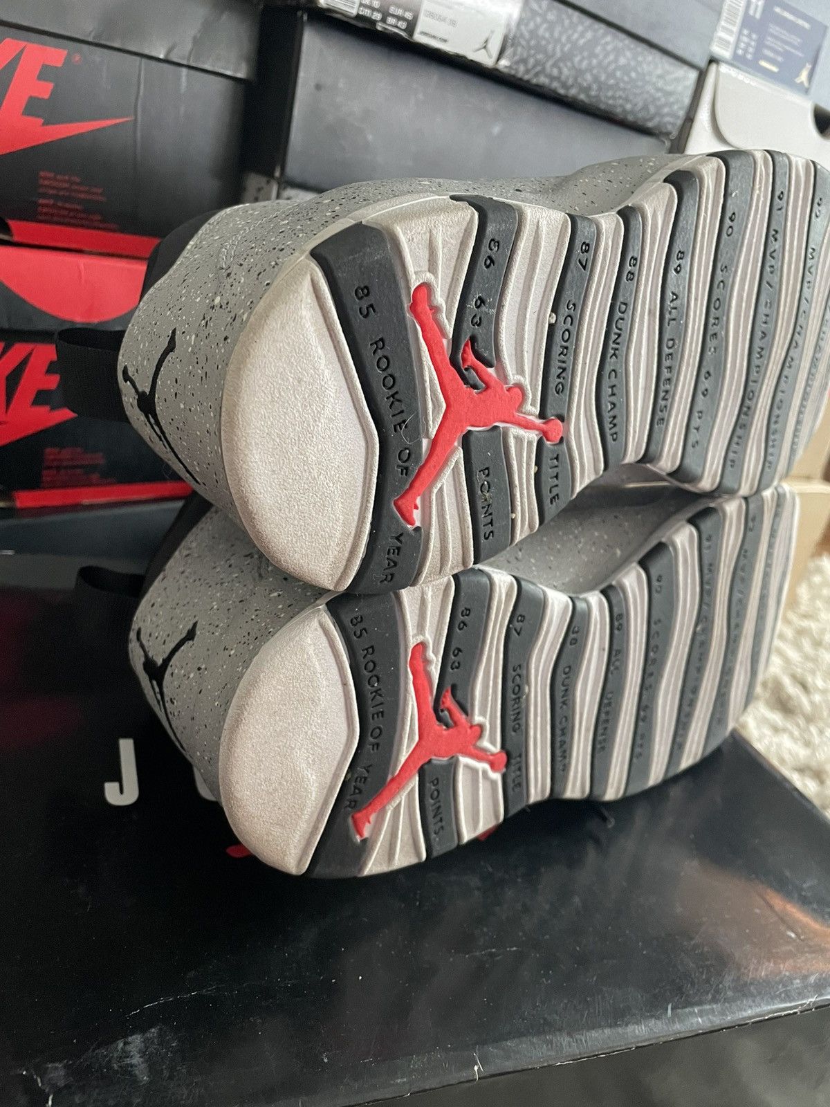 Jordan Brand Jordan 10 Light Smoke Grey Size US 11 / EU 44 - 10 Thumbnail