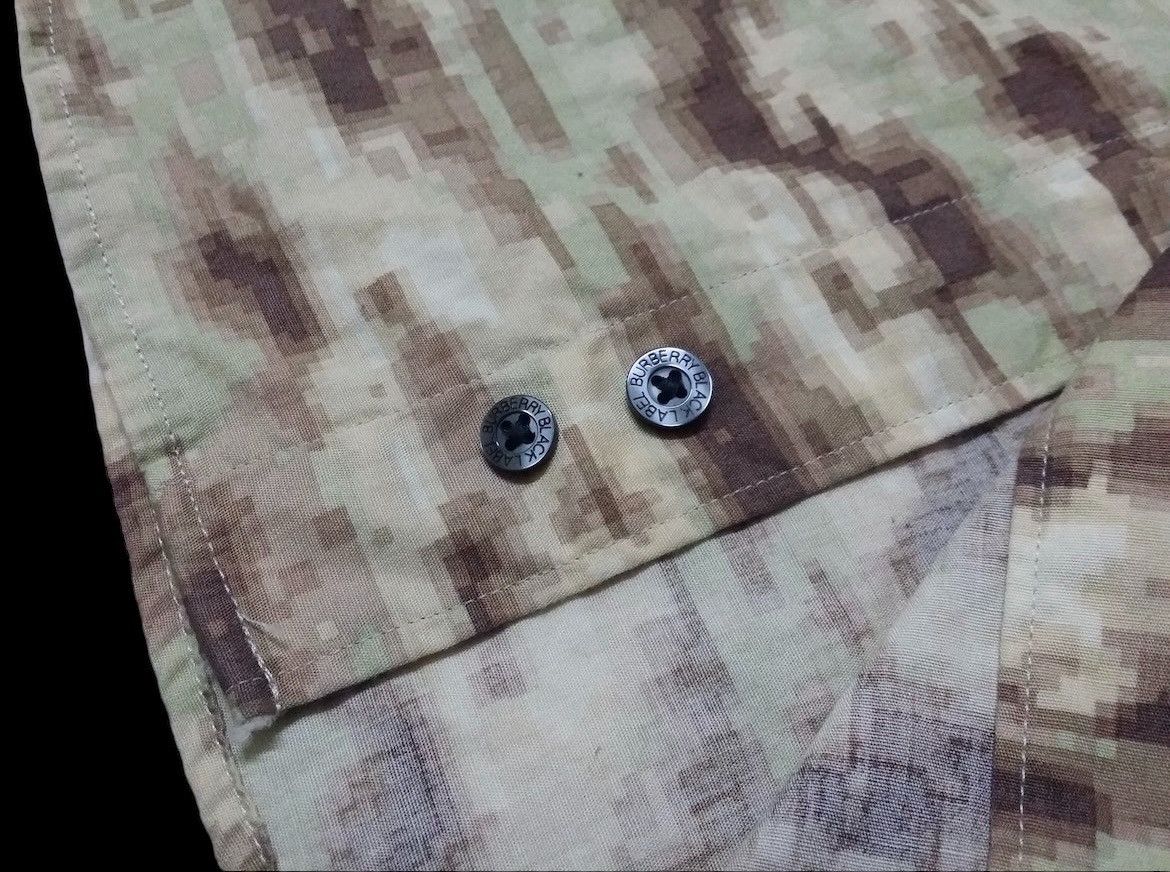 Burberry AUTHENTIC BURBERRY BLACK LABEL CAMO LONG SLEEVE SHIRT Size US L / EU 52-54 / 3 - 7 Thumbnail