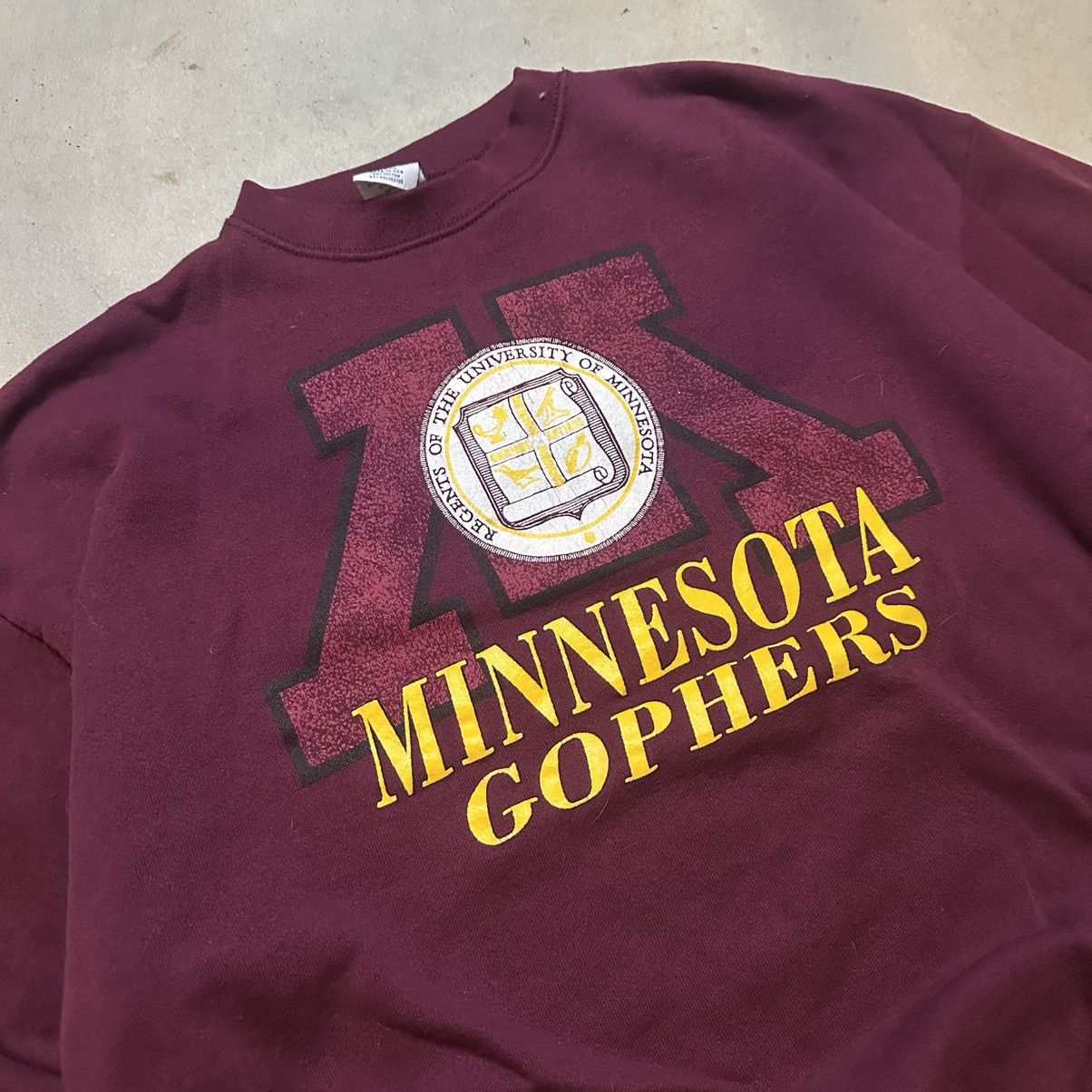 NCAA Vintage 90s University of Minnesota Gophers College Crewneck Size US XXL / EU 58 / 5 - 1 Thumbnail