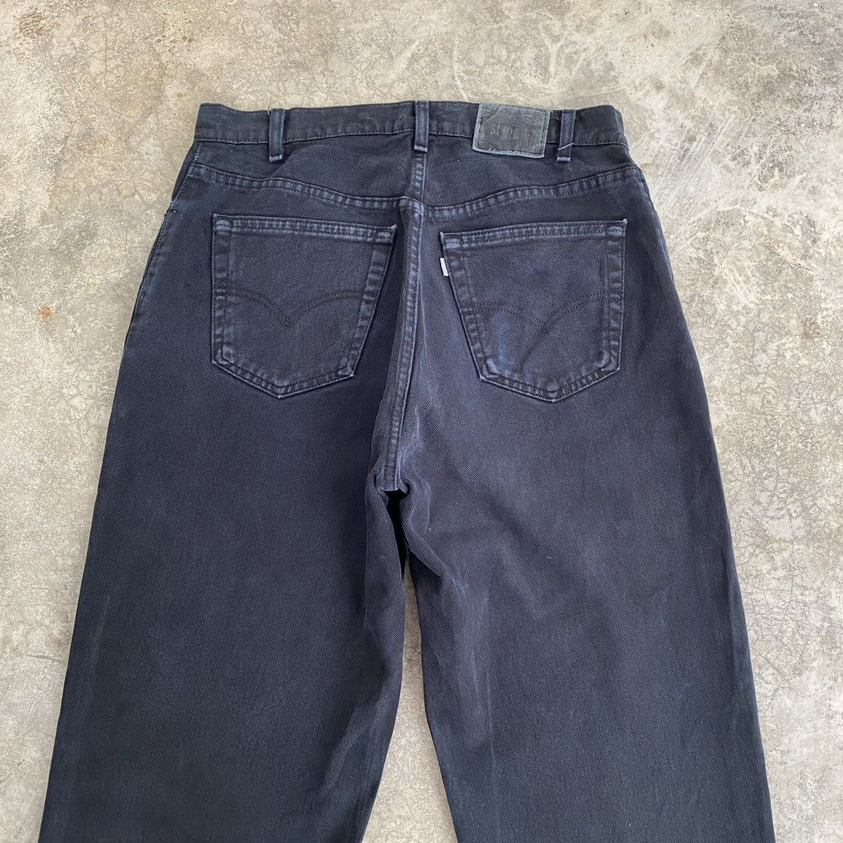 Levi's Vintage 1998 Levis Silvertab Black “LOOSE” Baggy Denim Jeans Size US 34 / EU 50 - 10 Thumbnail