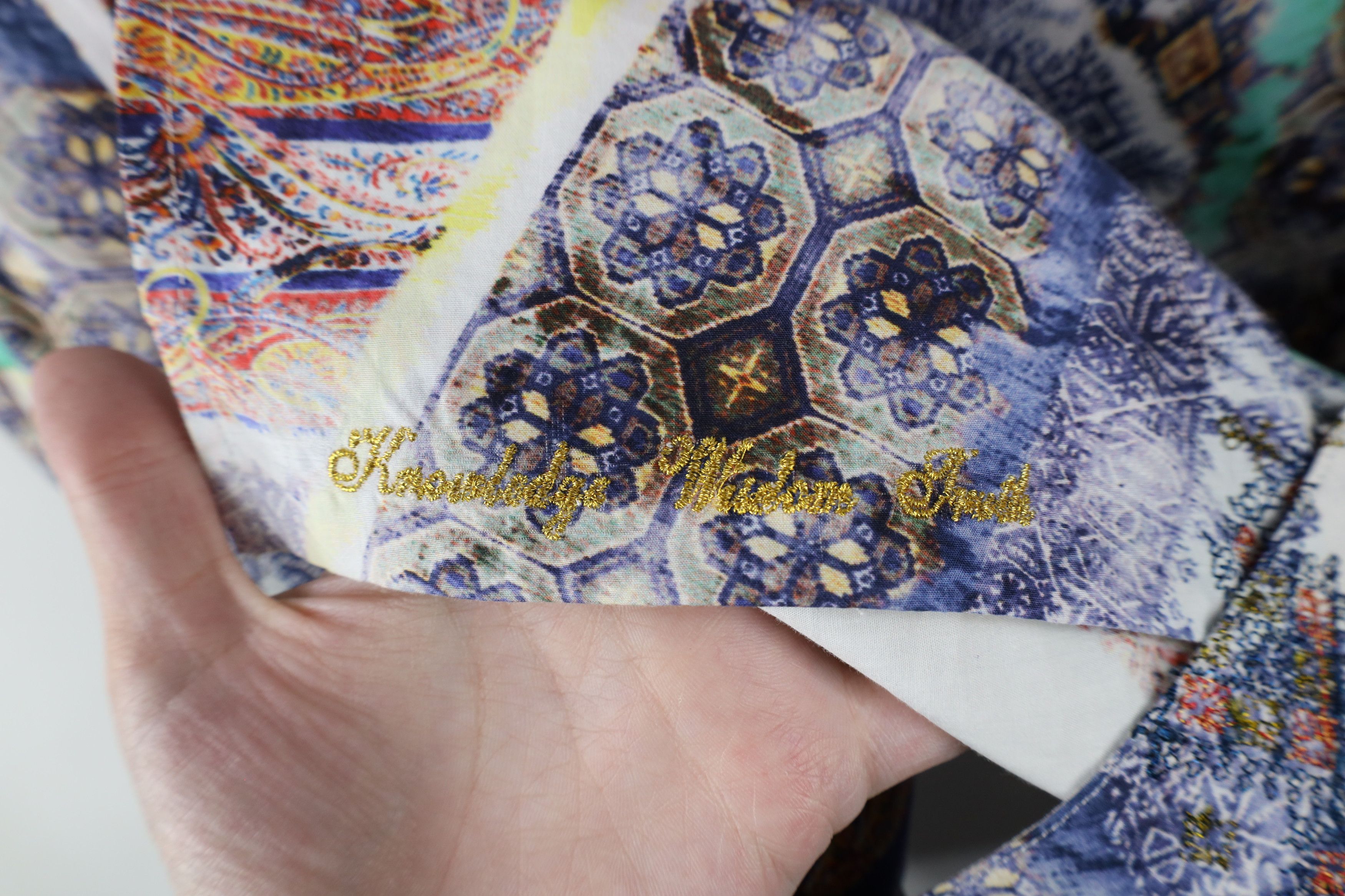 Robert Graham × Vintage Robert Graham Limited Edition Geometric Paisley Button Shirt Size XL / US 12-14 / IT 48-50 - 5 Thumbnail