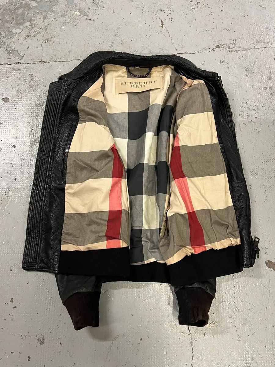 Burberry Burberry Black Cargo Pocket Black Premium Leather Jacket Size US M / EU 48-50 / 2 - 8 Thumbnail