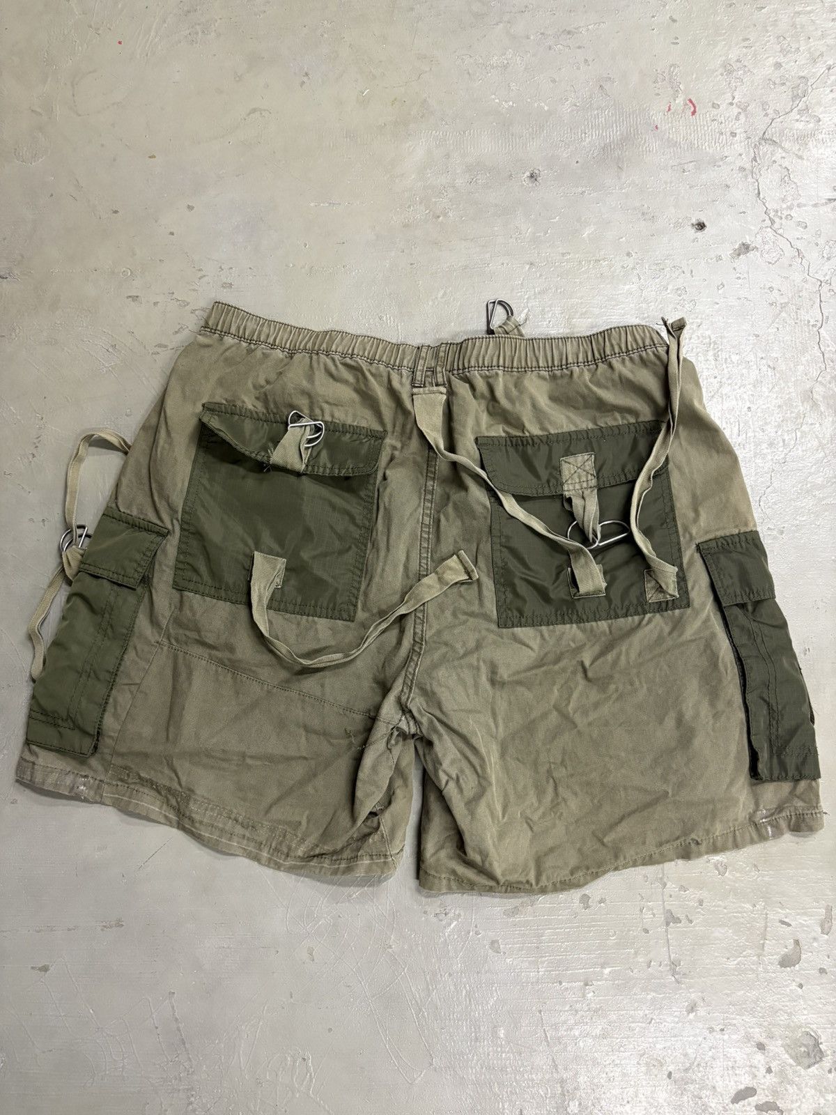 Japanese Brand Vintage Seynaeve MVO Military Belgian Army Twill Cargo Short Size US 34 / EU 50 - 6 Thumbnail