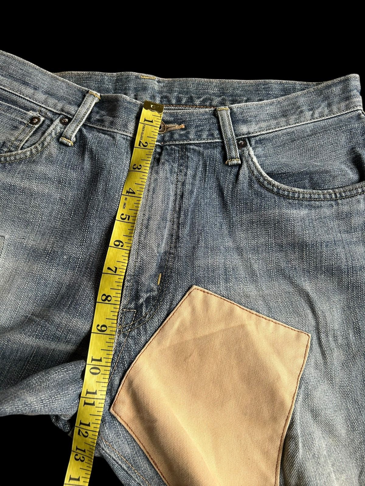 Japanese Brand × Kapital × Vintage Edwin Selvedge Distressed Japanese Denim Jeans Size US 34 / EU 50 - 16 Thumbnail