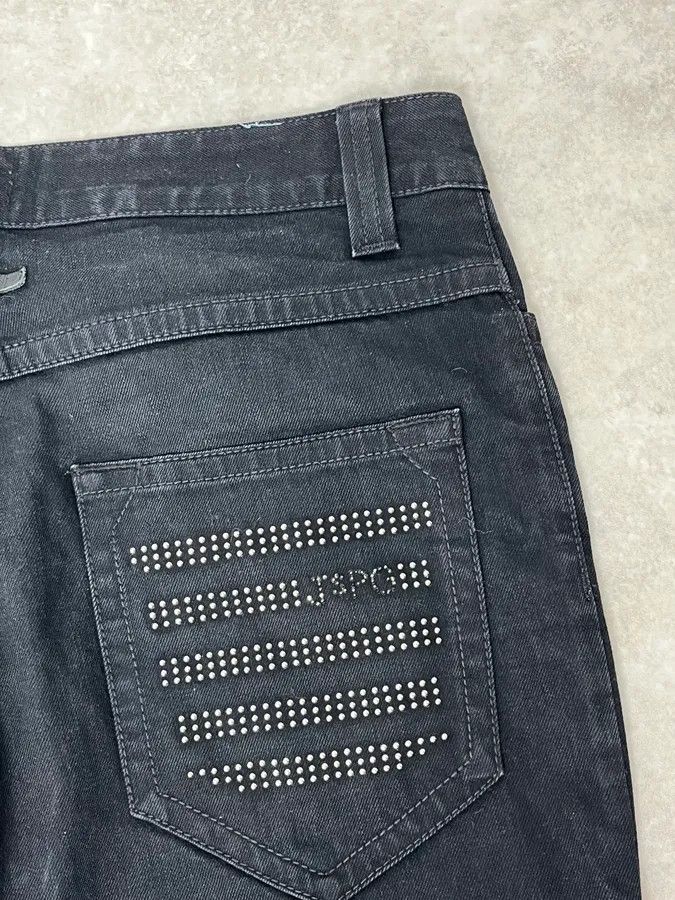 Jean Paul Gaultier 2000s Jean Paul Gaultier Black Denim Jeans Size US 32 / EU 48 - 11 Thumbnail