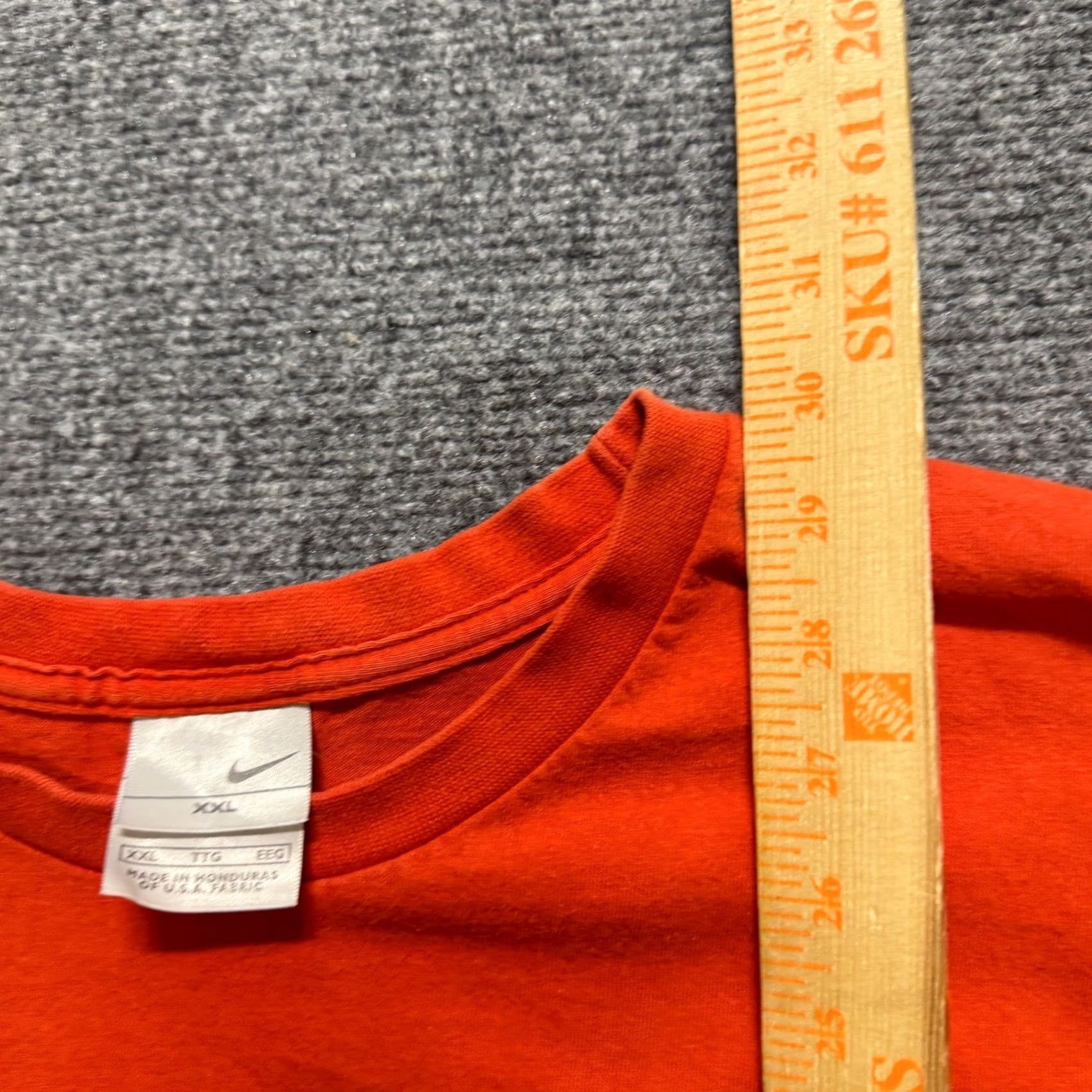 Nike VINTAGE Nike Long Sleeve Shirt Men 2XLT Red Cotton Blend Sliver Tag 2000s Activewear Nike Shirt Mens 2XLT Size US XXL / EU 58 / 5 - 4 Thumbnail