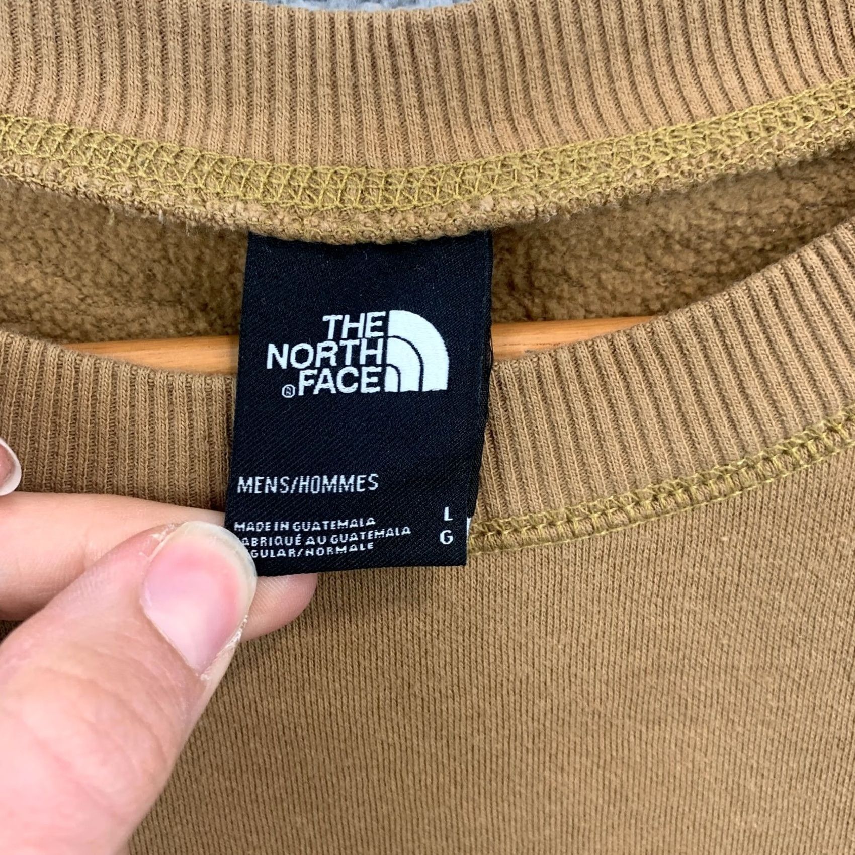 The North Face The North Face Sweatshirt Beige L Crew Neck Long Sleeve Logo Pullover Men Size US L / EU 52-54 / 3 - 3 Thumbnail